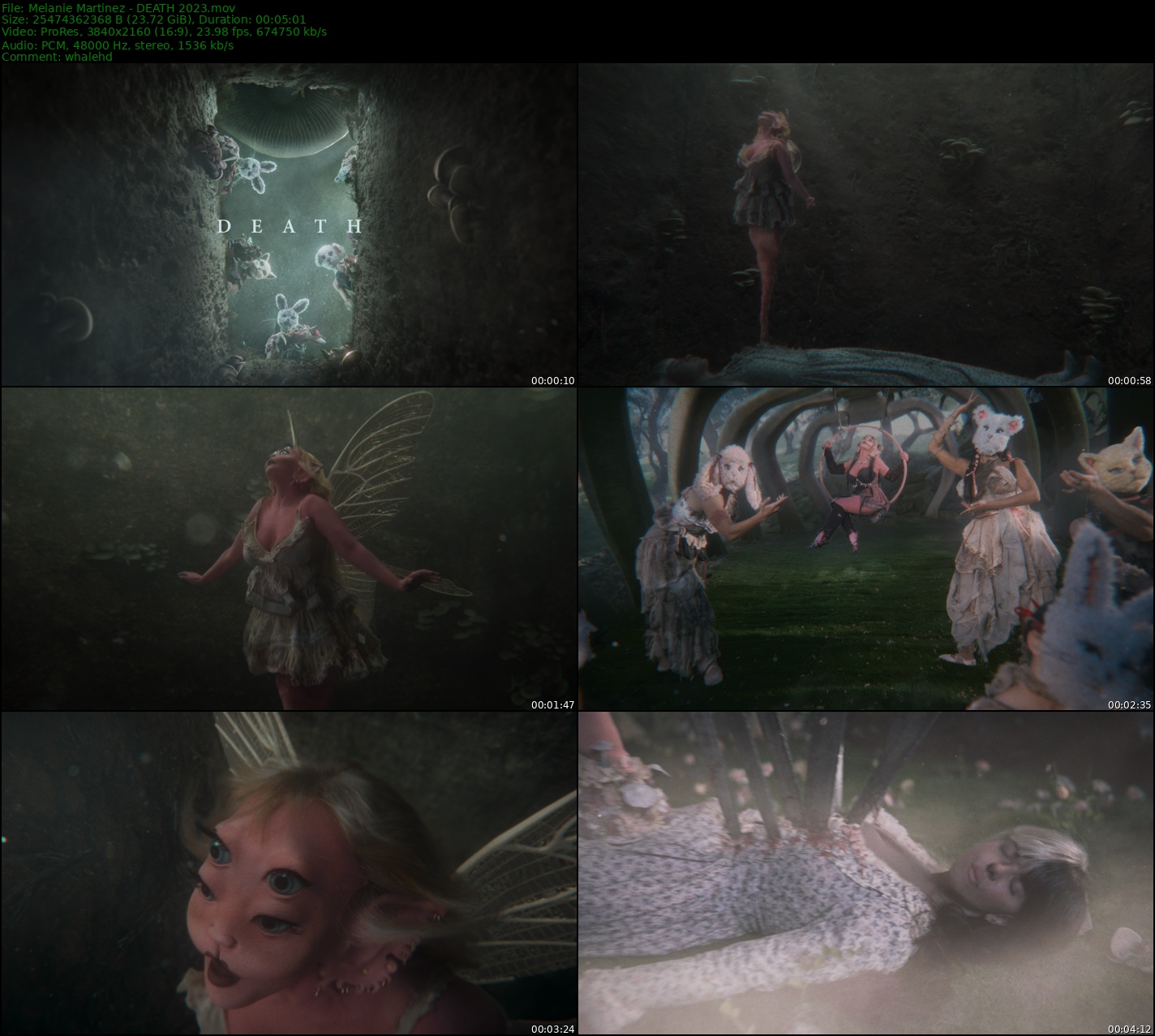 Melanie Martinez - DEATH 2023 Master 2160p ProRes - 23.72GB