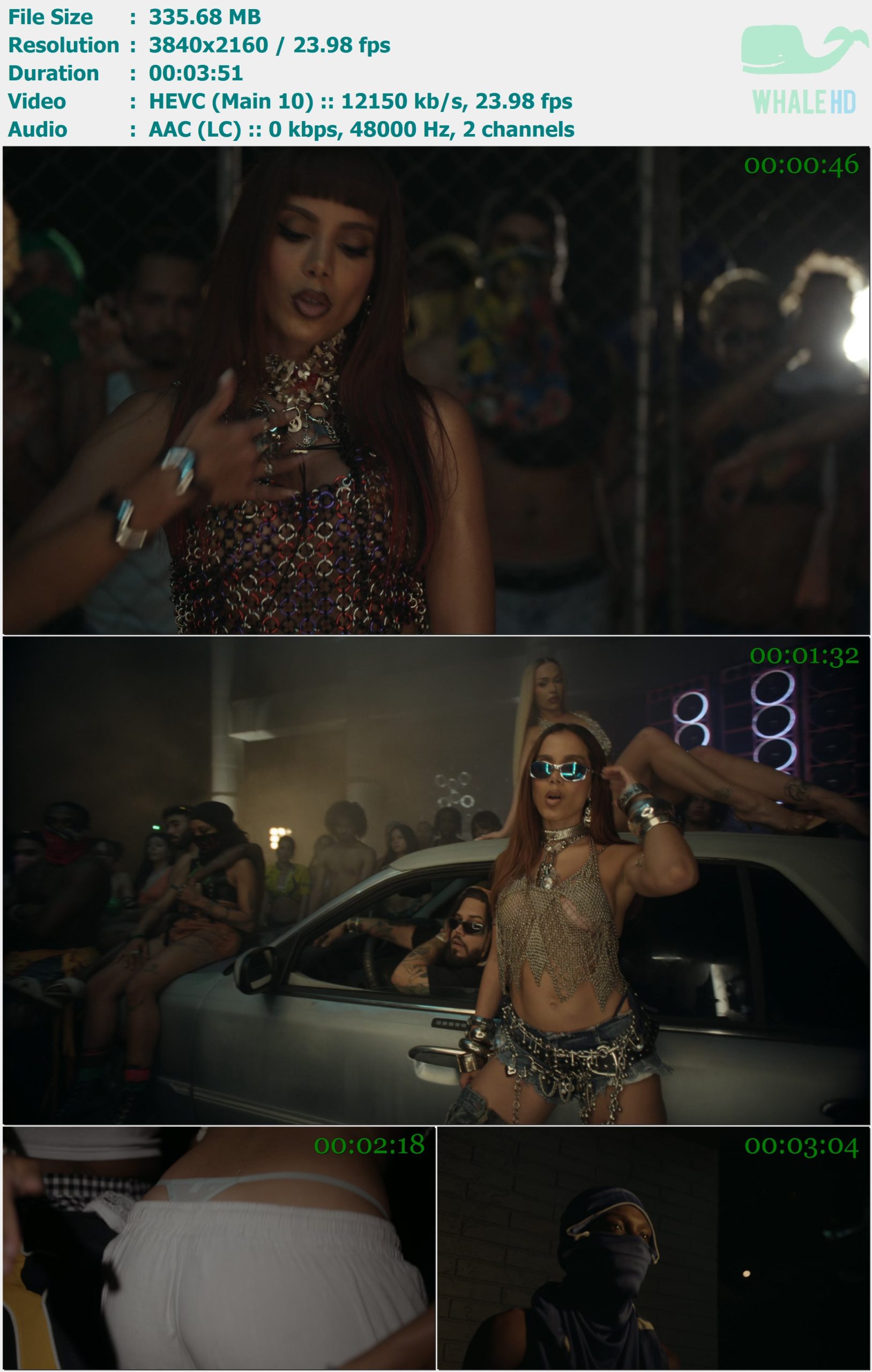 Anitta, Brray & Bad Gyal - Double Team 2024 AM 2160p H265 - 335.68MB