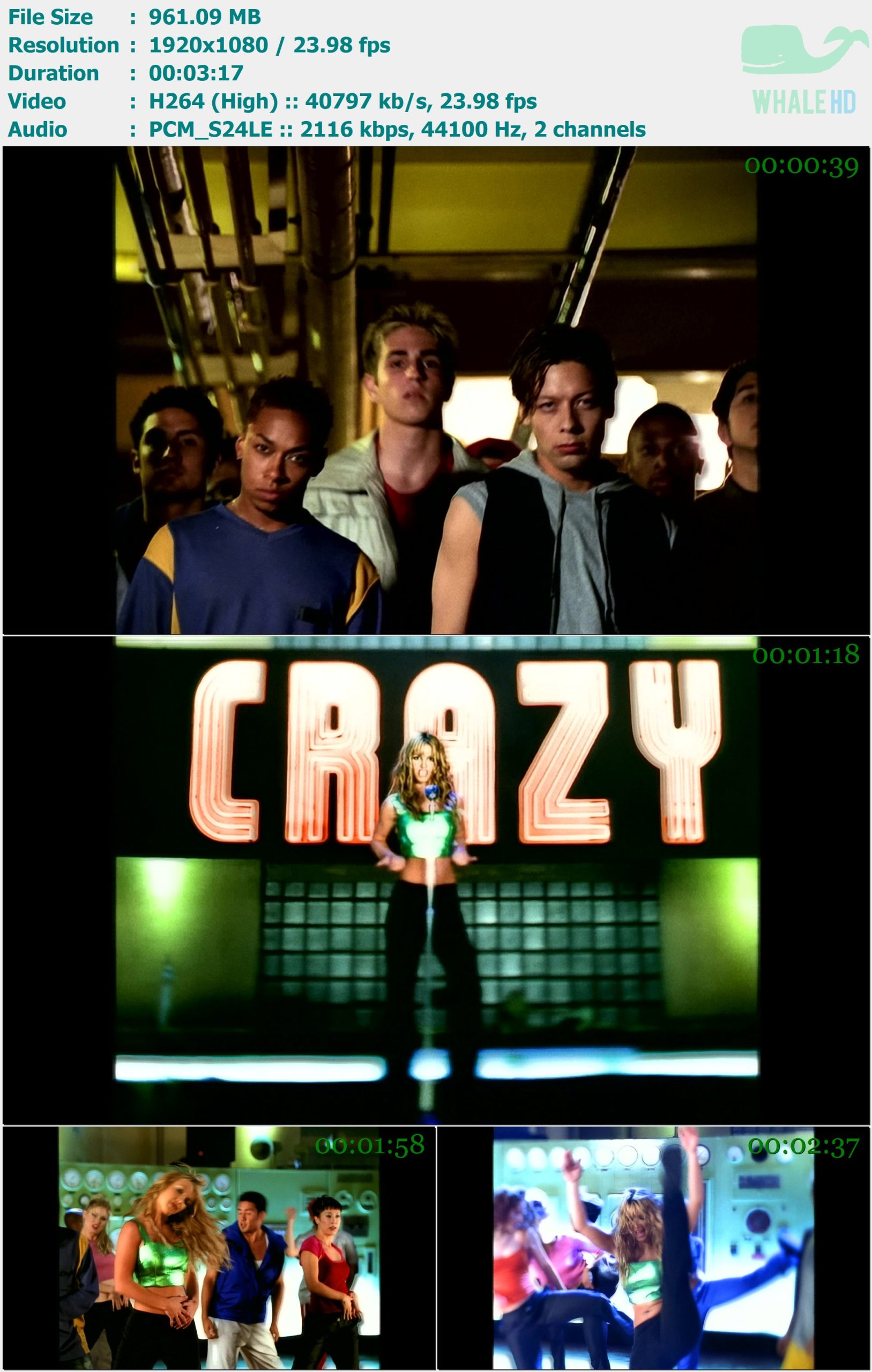 Britney Spears - (You Drive Me) Crazy 1999 DVDRip 1080p H264 - 961.09MB