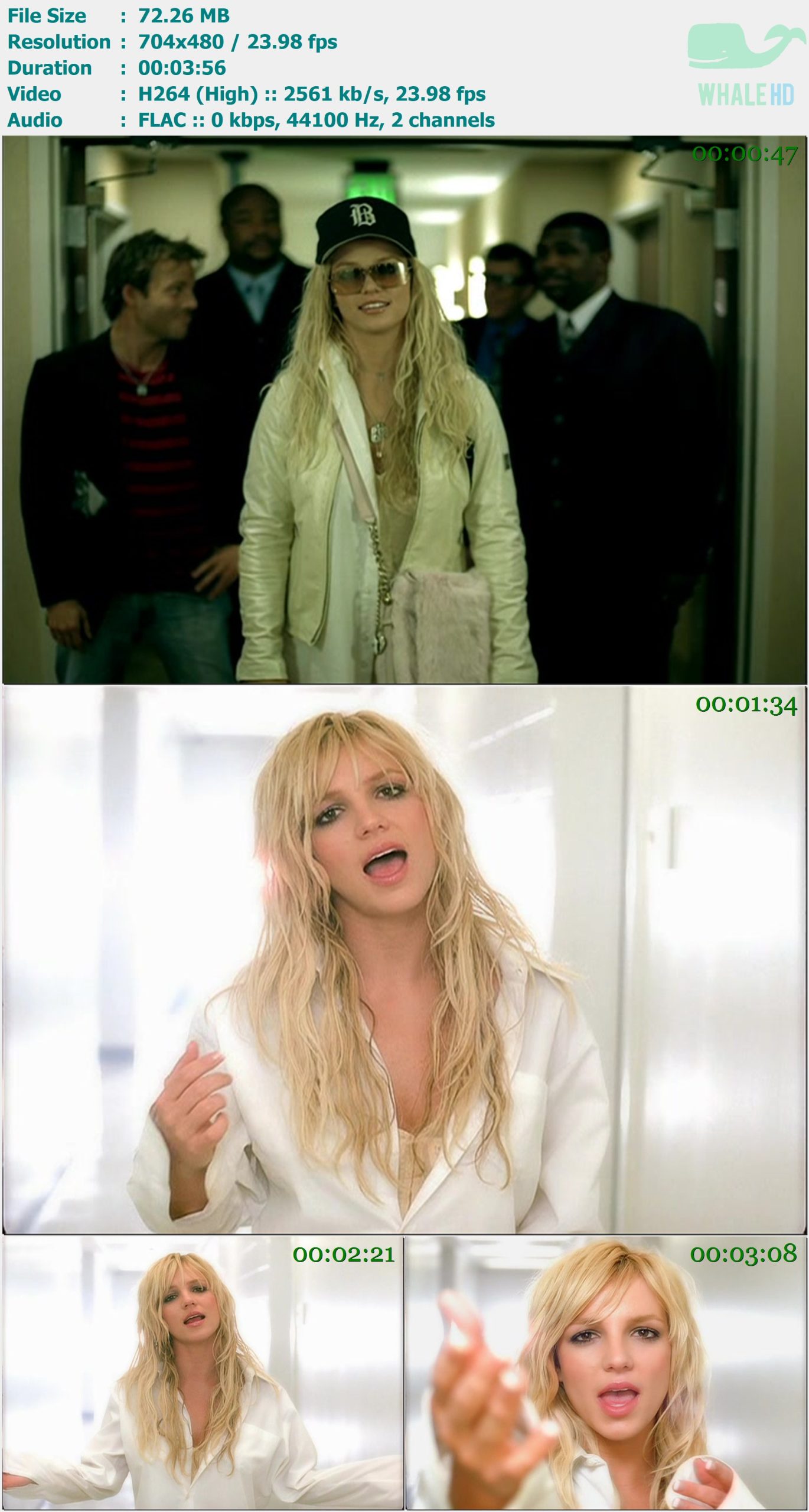 Britney Spears - Everytime (Uncut Version) 2004 DVDRip 480p H264 - 72.26MB