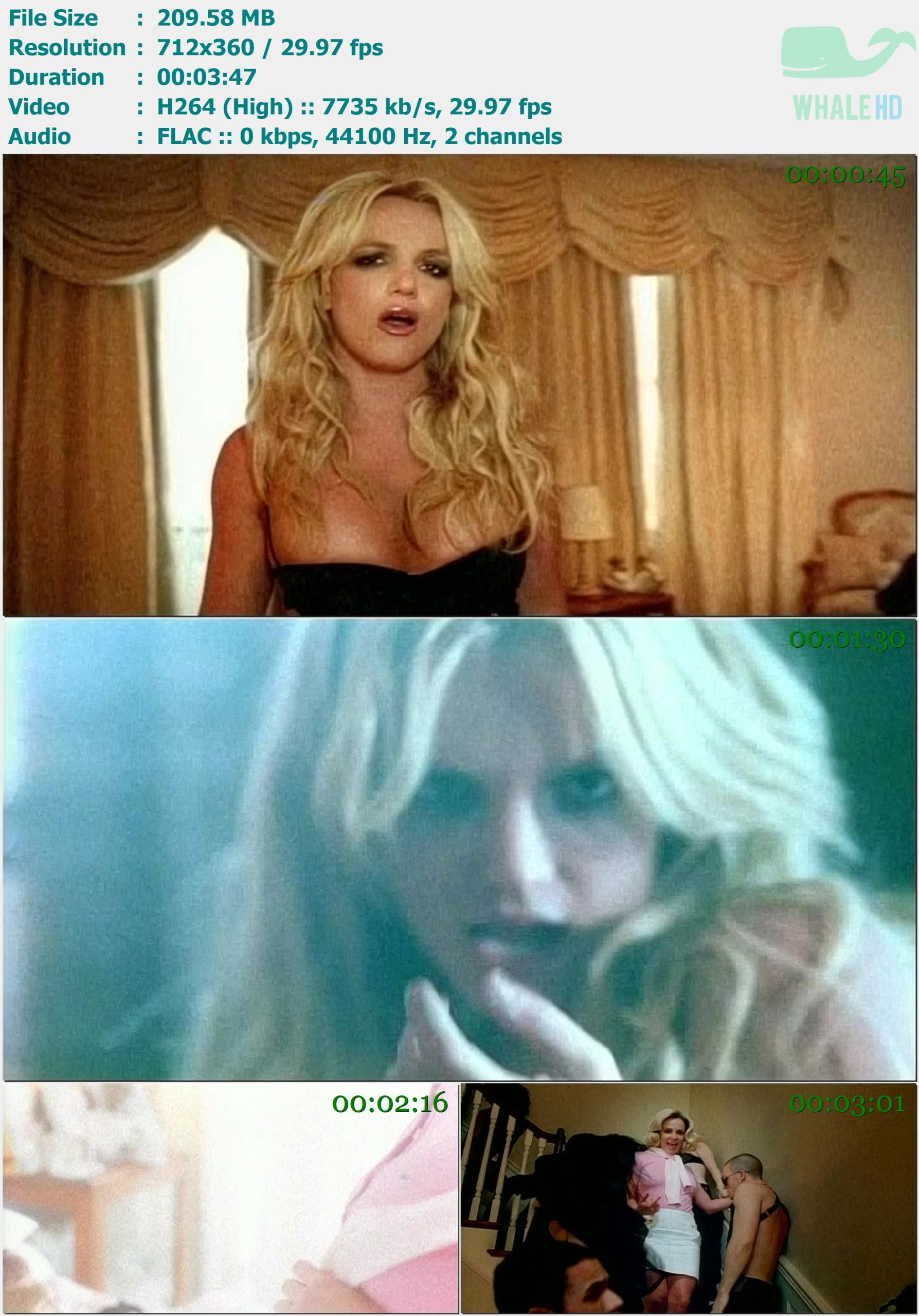 Britney Spears - If U Seek Amy 2009 MasterRip 360p X264 - 209.58MB