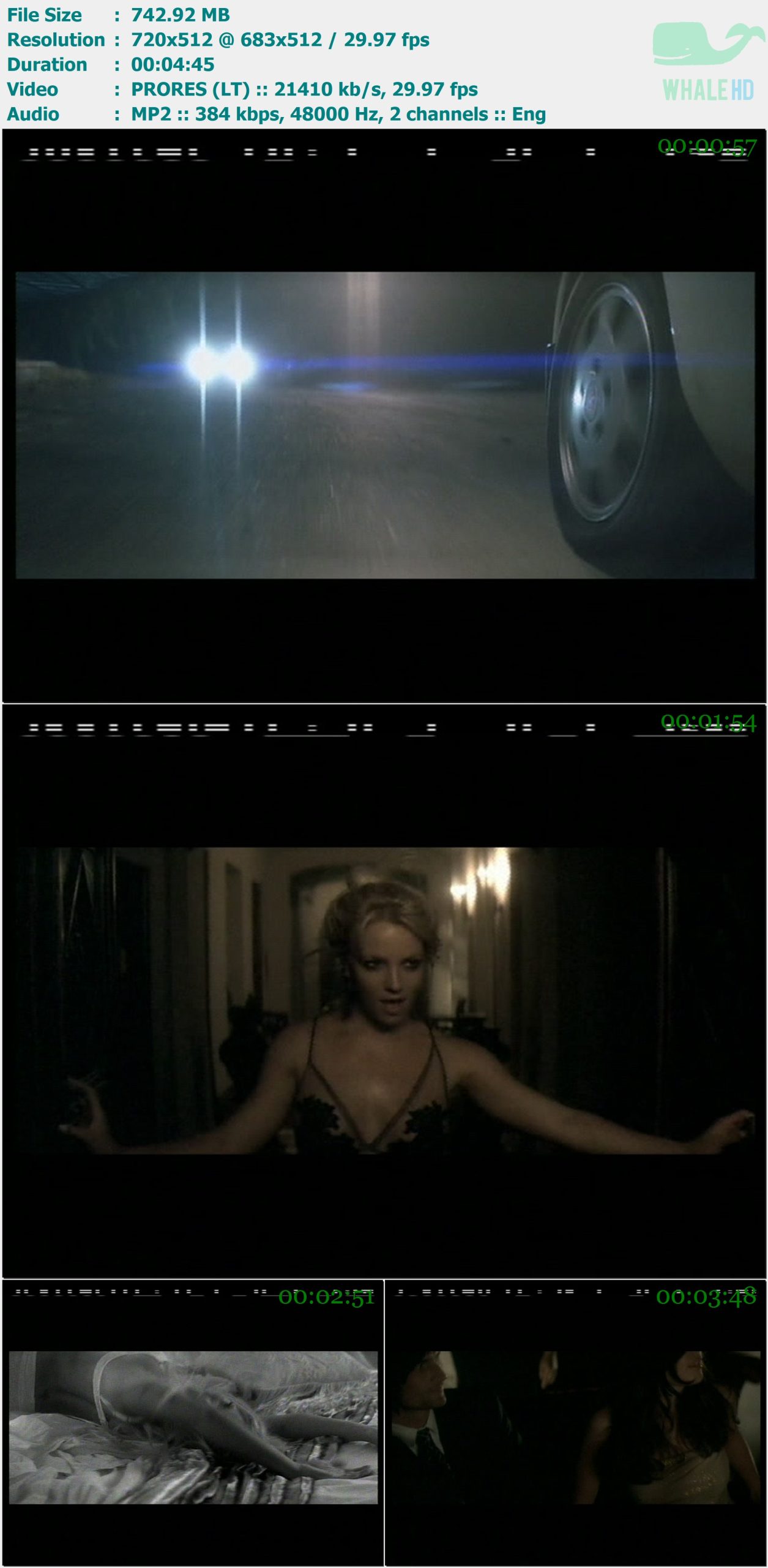 Britney Spears - My Prerogative (Director's Cut) 2004 Master 512p ProRes - 742.92MB