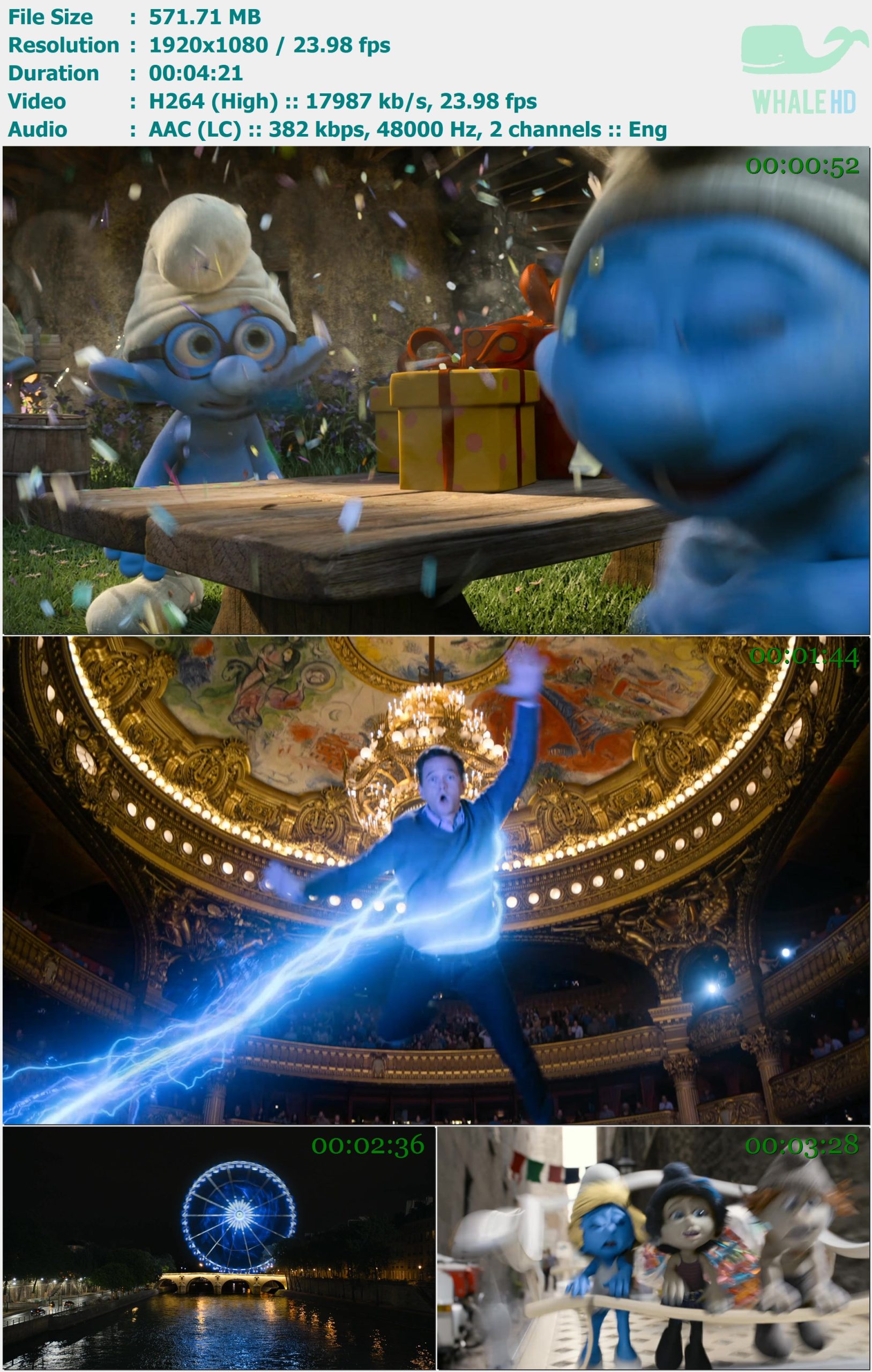 Britney Spears - Ooh La La (From The Smurfs 2) 2013 MasterRip 1080p H264 - 571.71MB