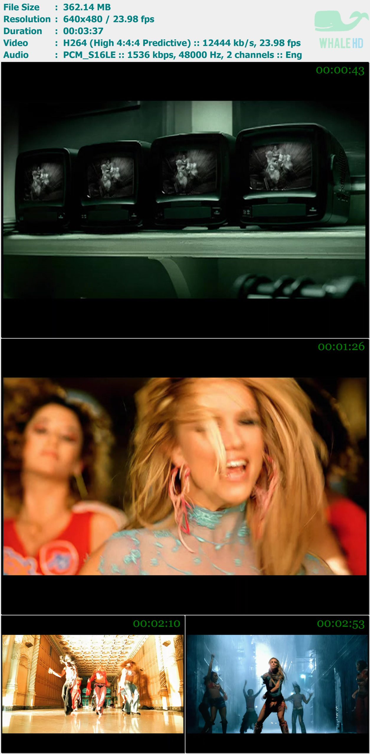 Britney Spears - Overprotected (The Darkchild Remix) 2002 MasterRip 480p H264 - 362.14MB