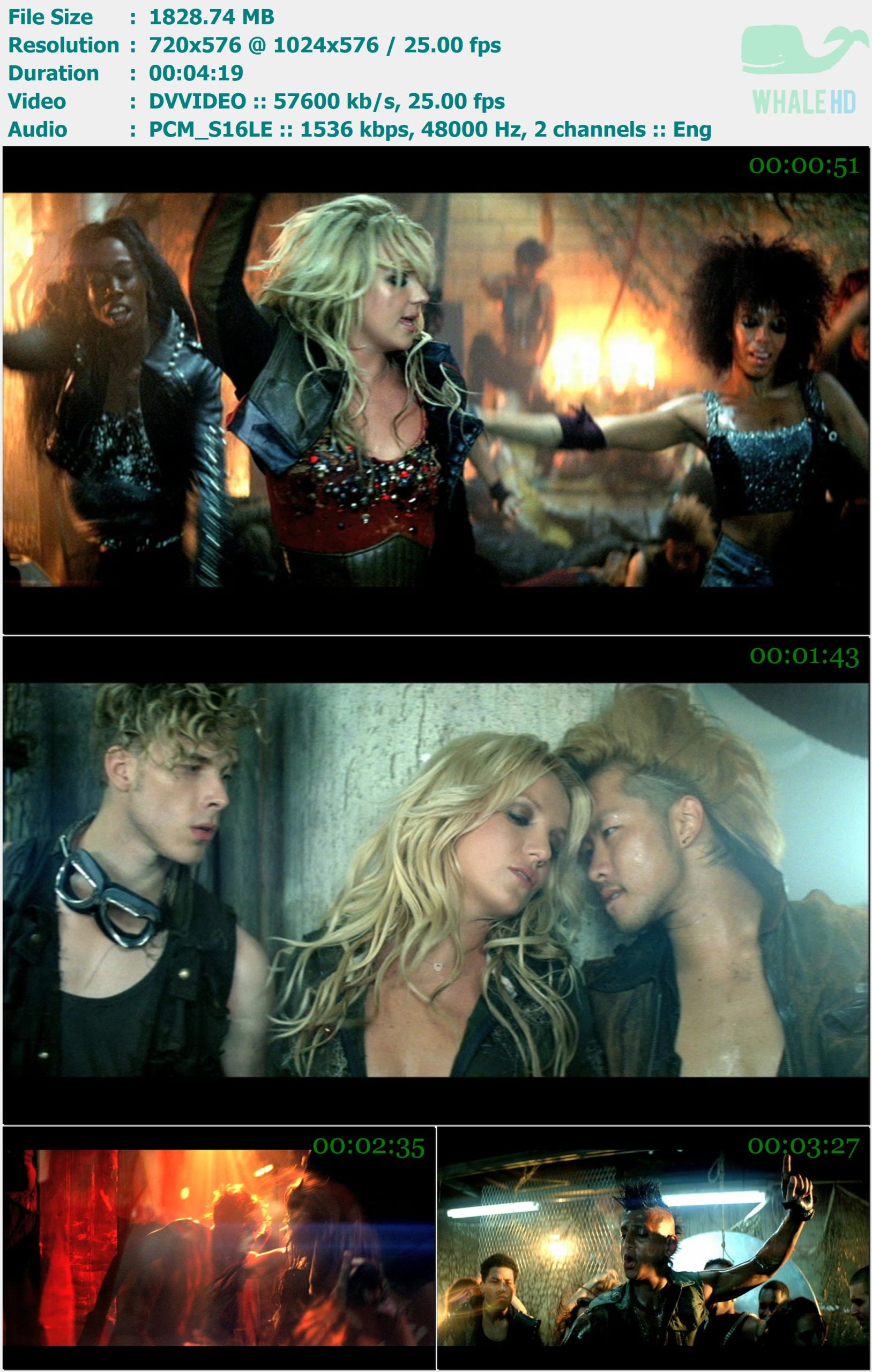 Britney Spears - Till The World Ends 2011 Master 576i DVCPRO - 1.79GB