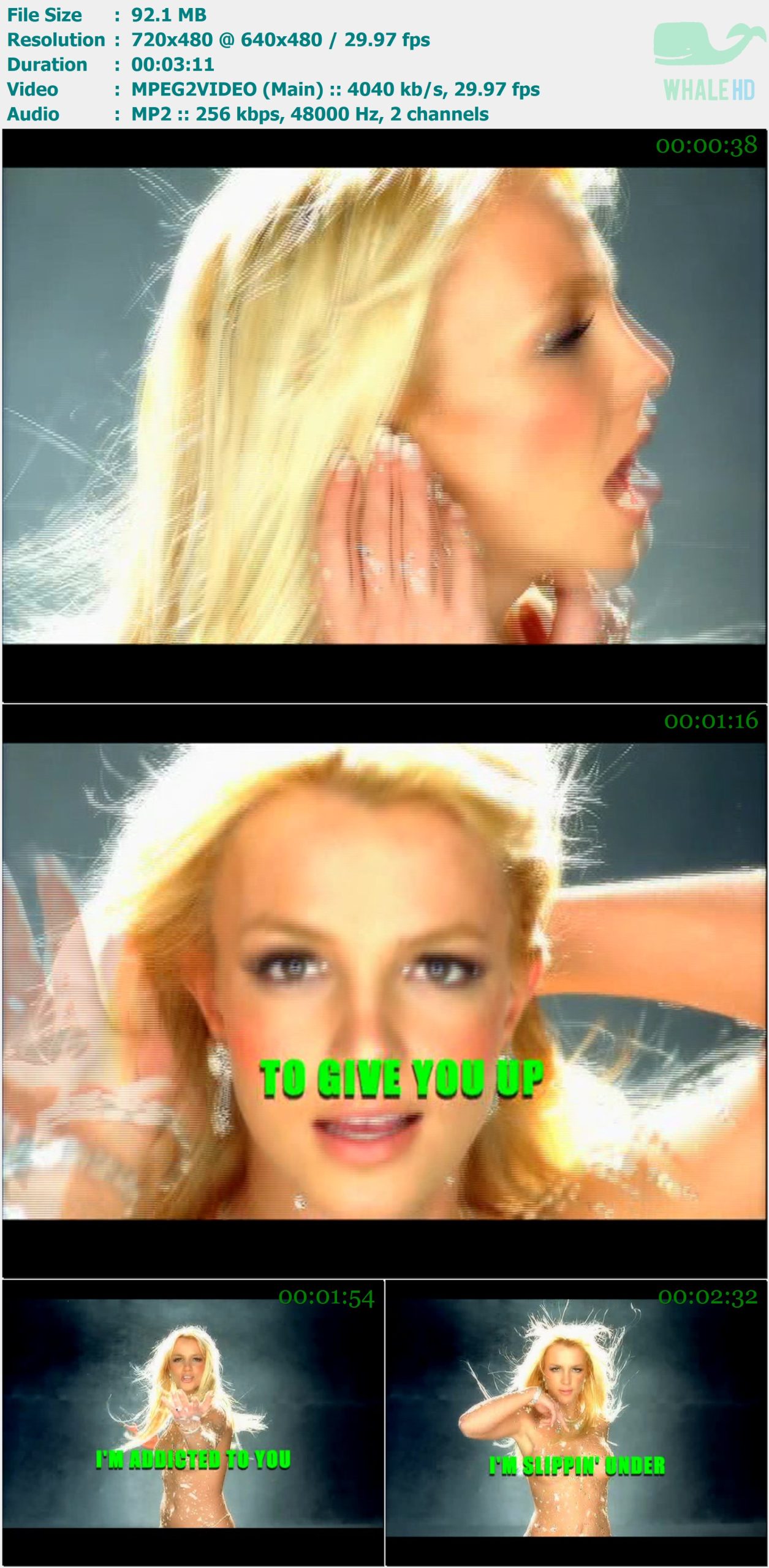 Britney Spears - Toxic [Uncut Version] 2004 DVD 480i MPEG2 - 92.10MB