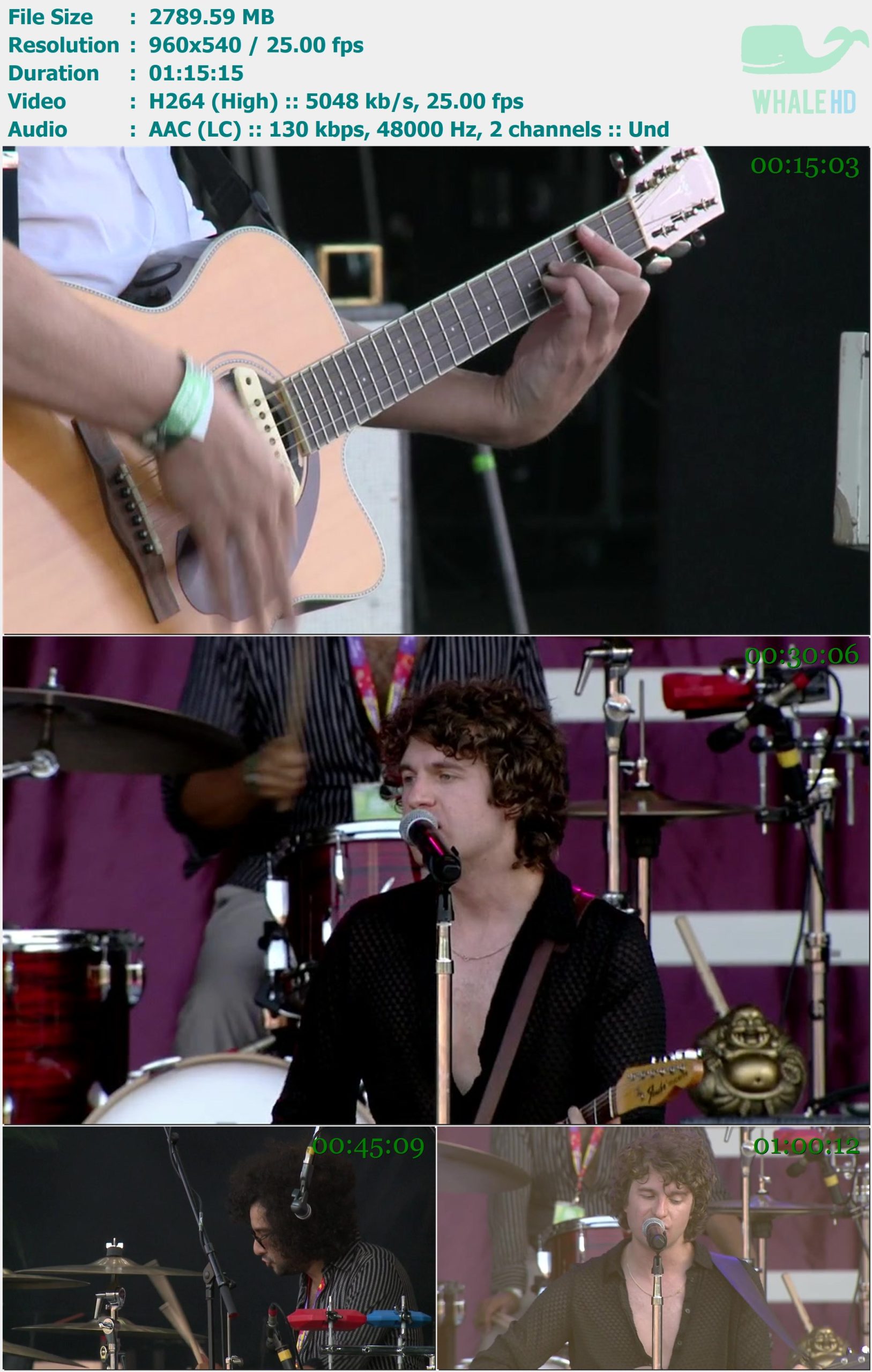 The Kooks - SZIGET 2018 MasterRip 540p H264 - 2.72GB