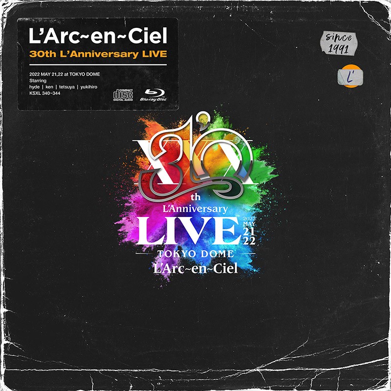 彩虹乐队 L'Arc~en~Ciel 30th L'Anniversary LIVE [Limited Edition] 2024 BD蓝光原盘+CD 1080i H264 - 65.21GB+30.31GB