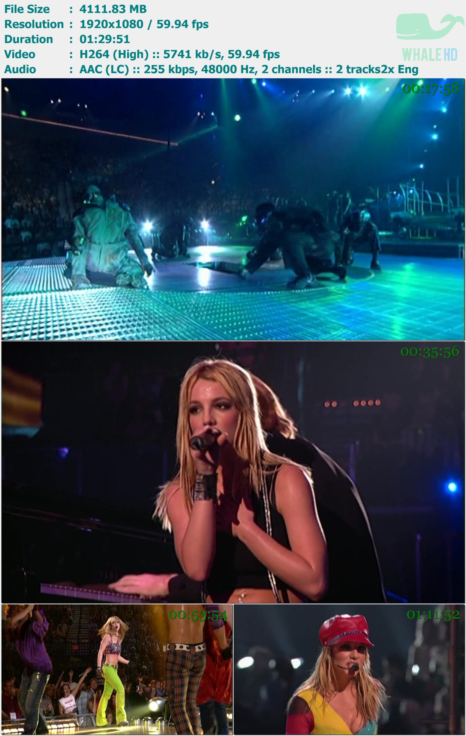 Britney Spears - Dream within a Dream Tour (Live In Las Vegas 2001) DVDRip 1080p H264 - 4.02GB