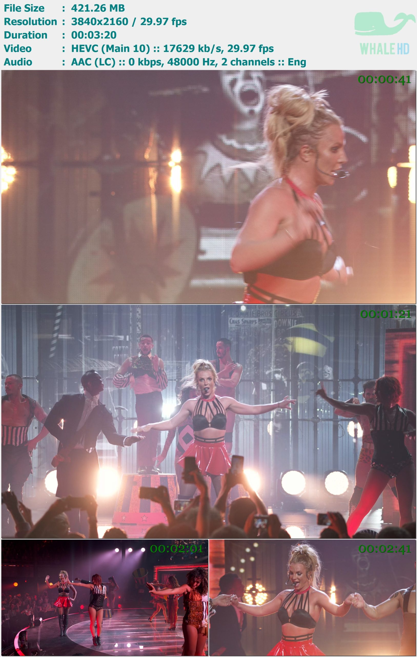 Britney Spears - If U Seek Amy (Live from Apple Music Festival London 2016) AM 2160p H265 - 421.26MB