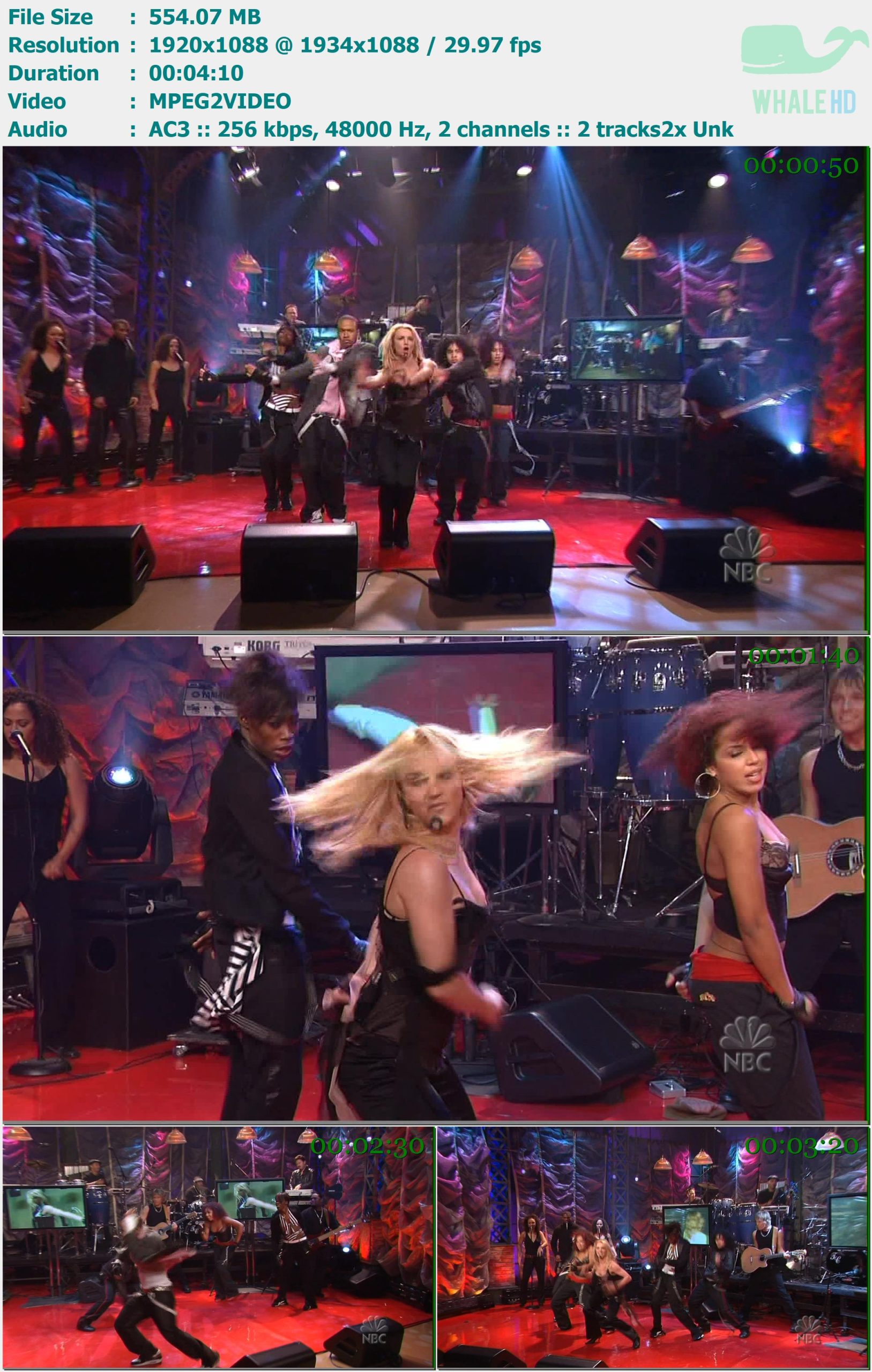 Britney Spears - Me Against The Music (𝐓𝐨𝐧𝐢𝐠𝐡𝐭 𝐒𝐡𝐨𝐰  With 𝐉𝐚𝐲 𝐋𝐞𝐧𝐨 11.17.2003) HDTV 1080i MPEG2 - 554.07MB