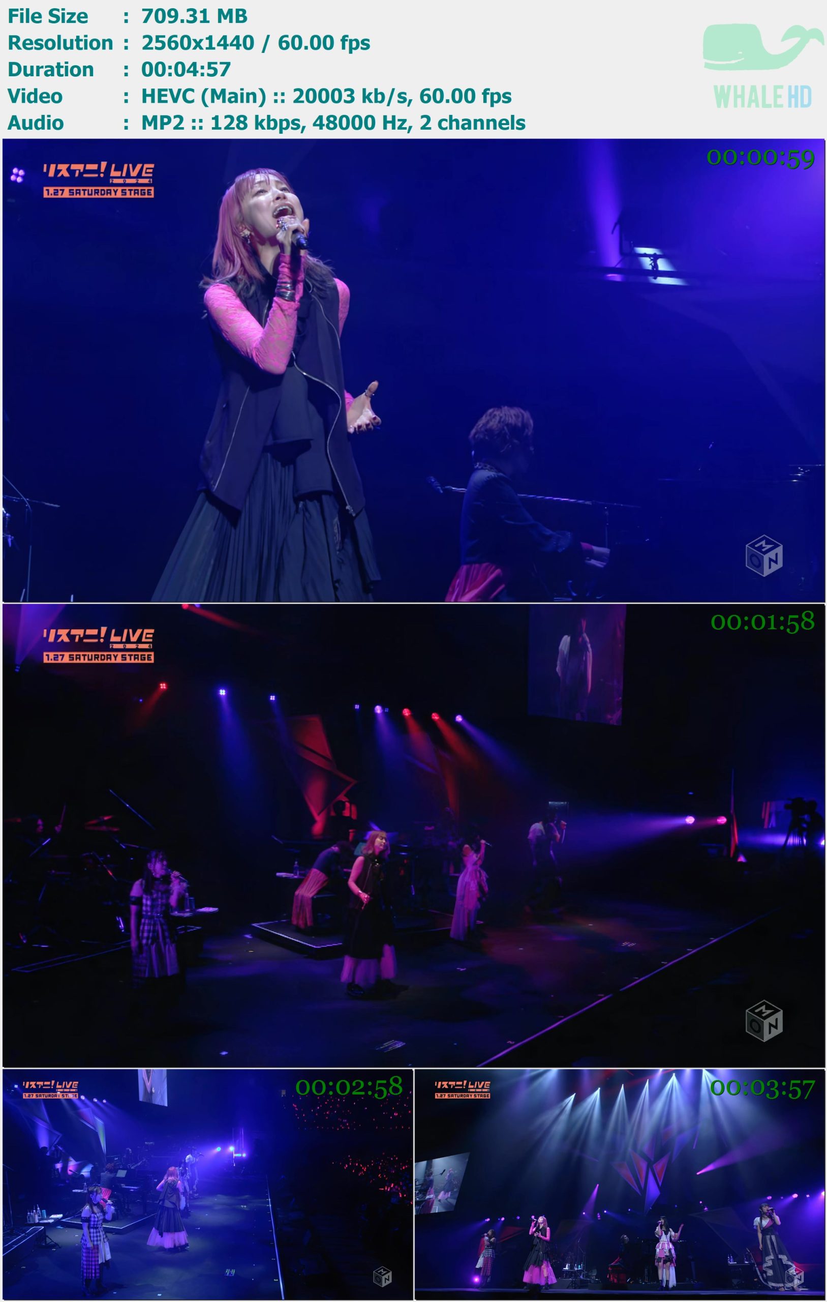 LiSA x FictionJunction - from the edge (LiVE is Smile Always ~LANDER~) 2024 HDTV 2160p H265 - 709.31MB