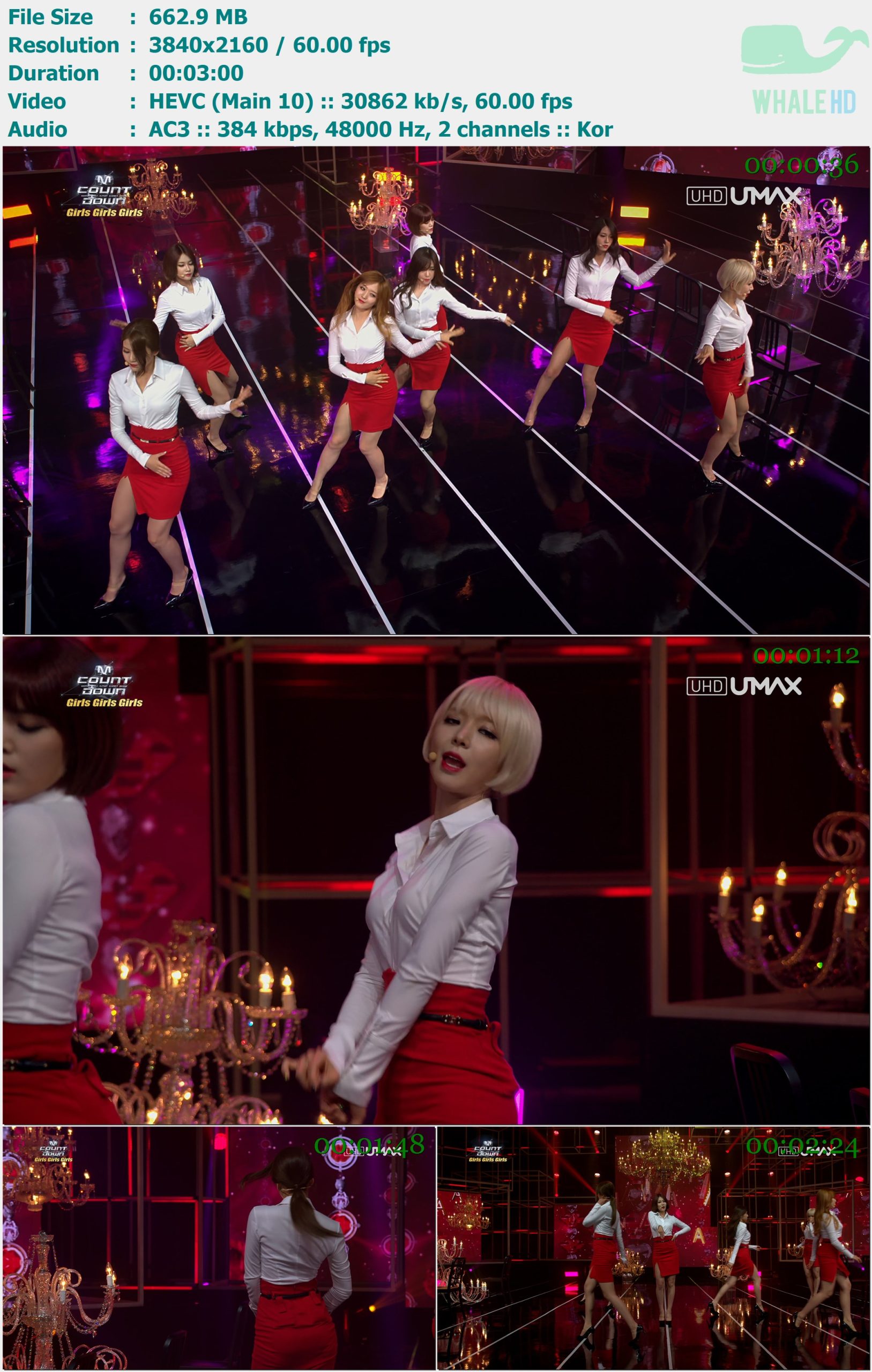 AOA - Miniskirt (Mnet M!Countdown - UMAX MCD Girls Special 2014-07-10) HDTV 2160p H265 - 716.48MB