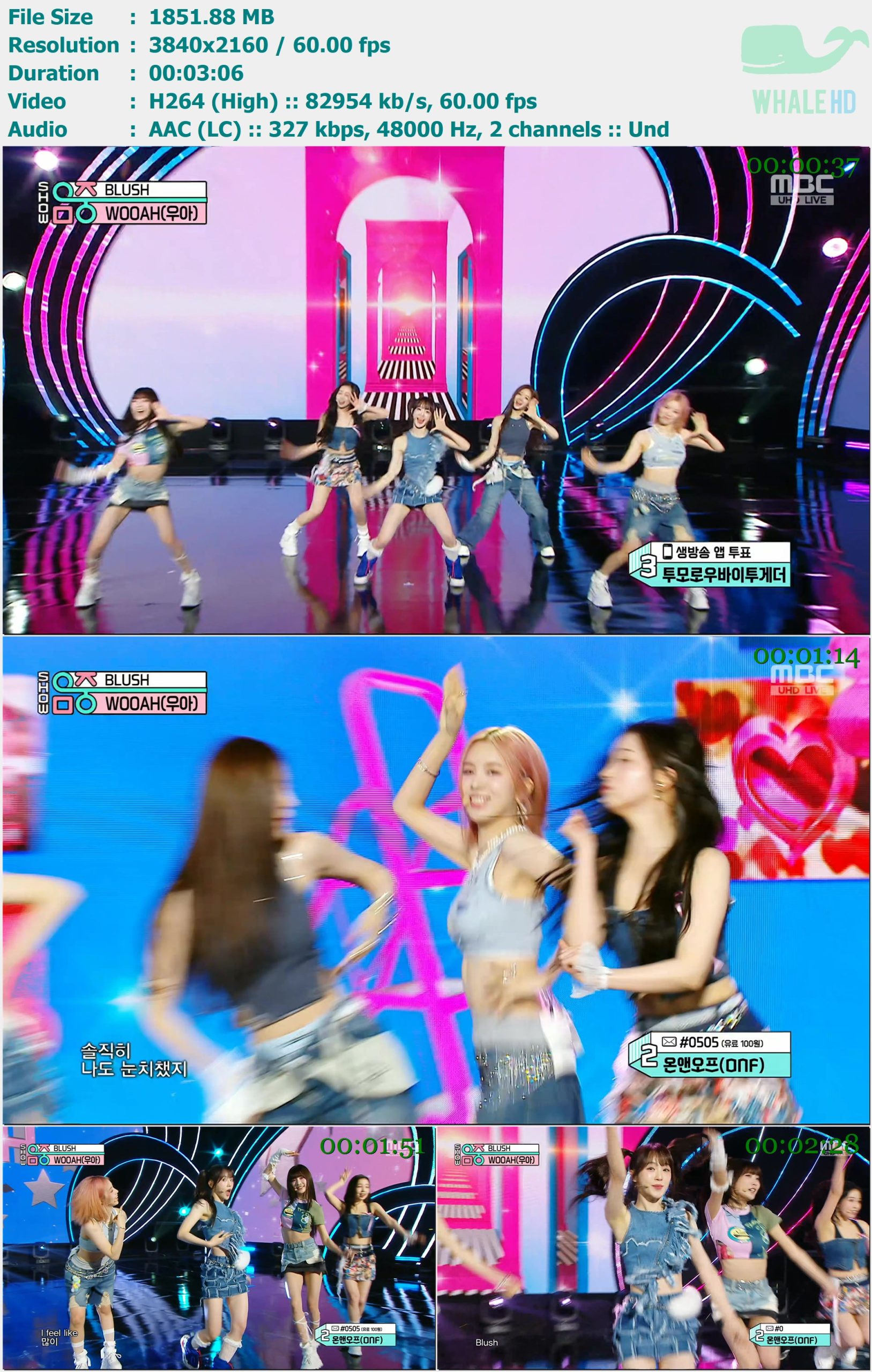 woo!ah! - BLUSH (Show Music Core 音乐中心 2024-04-20) HDTV 2160p H264 - 1.81GB