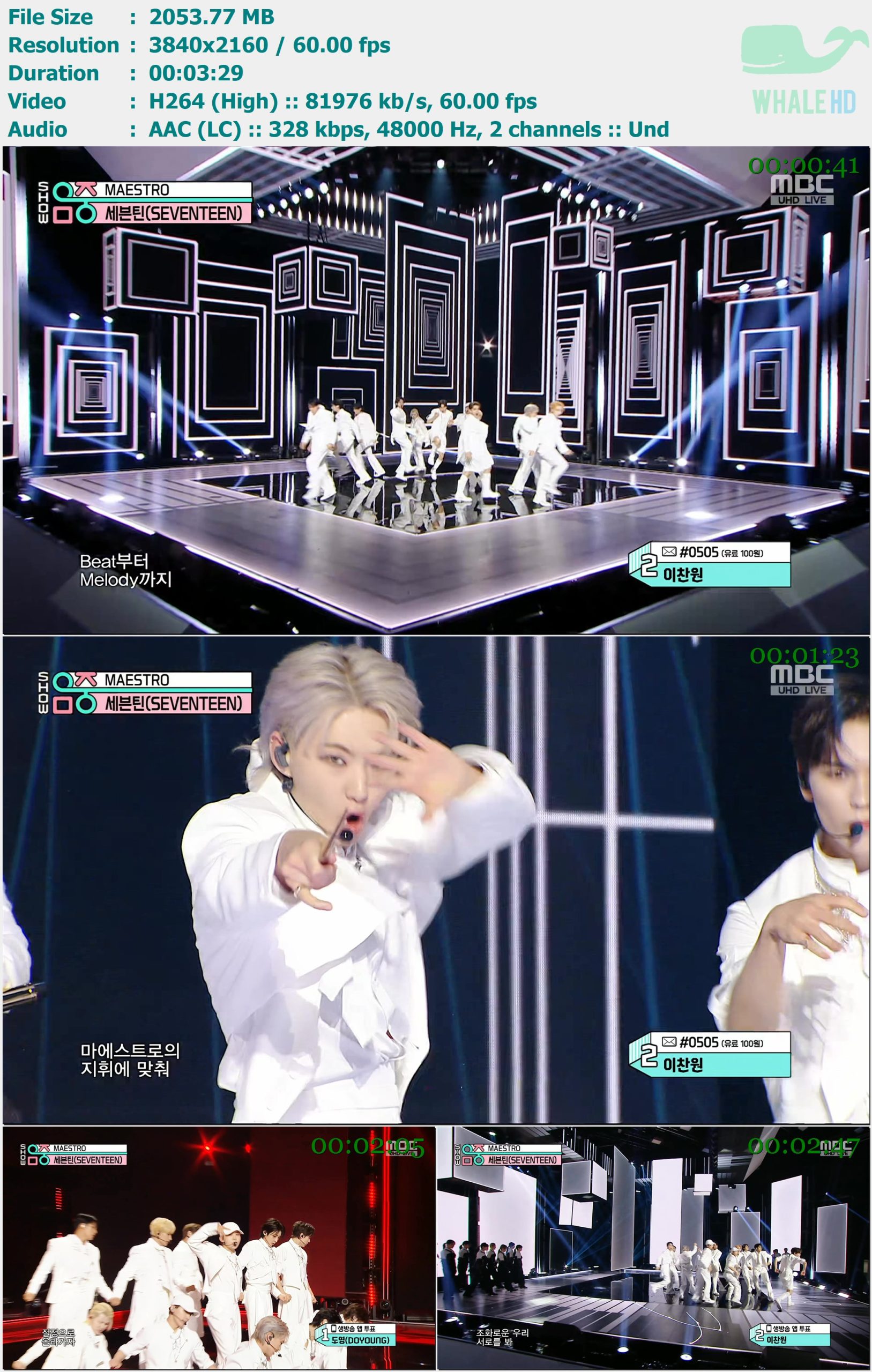 SEVENTEEN - MAESTRO (Show Music Core 音乐中心 2024-05-04) HDTV 2160p H264 - 2.01GB