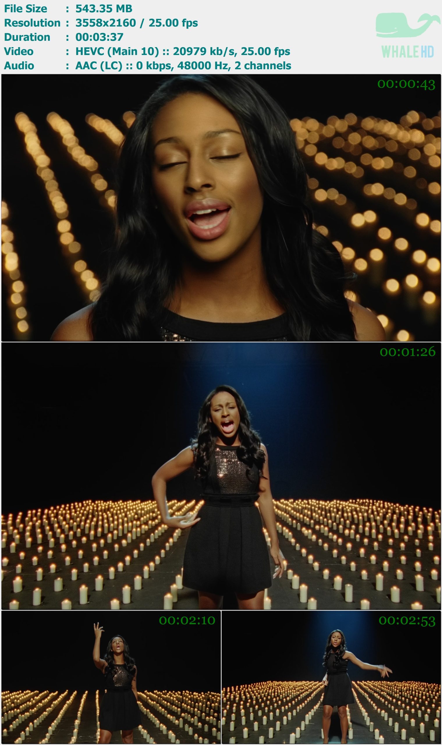 Alexandra Burke - Hallelujah 2009 AM 2160p H265 - 543.35MB