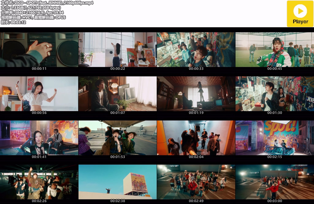 ZICO feat. JENNIE - SPOT! 2024 BugsRip 2160p60 H265 - 1.33GB