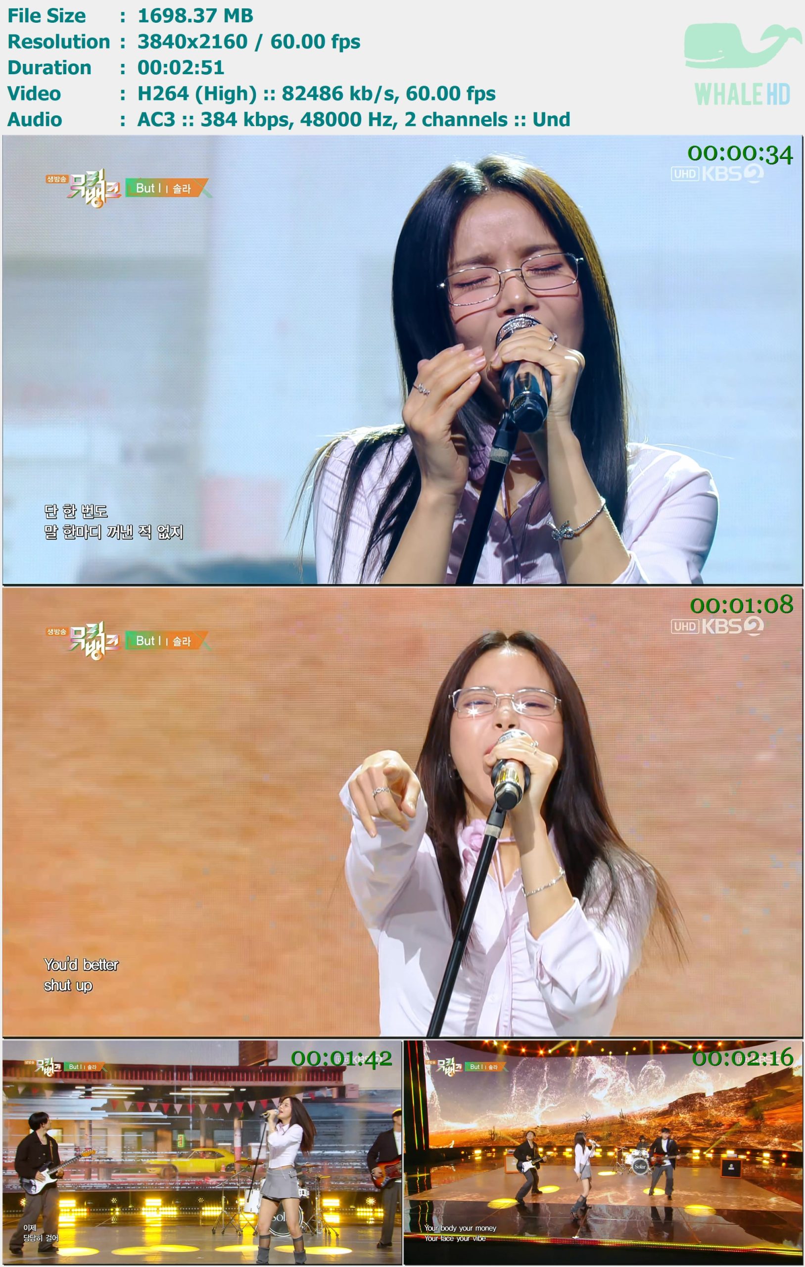 Solar - But I (Music Bank 音乐银行 2024-05-10) HDTV 2160p H264 - 1.66GB