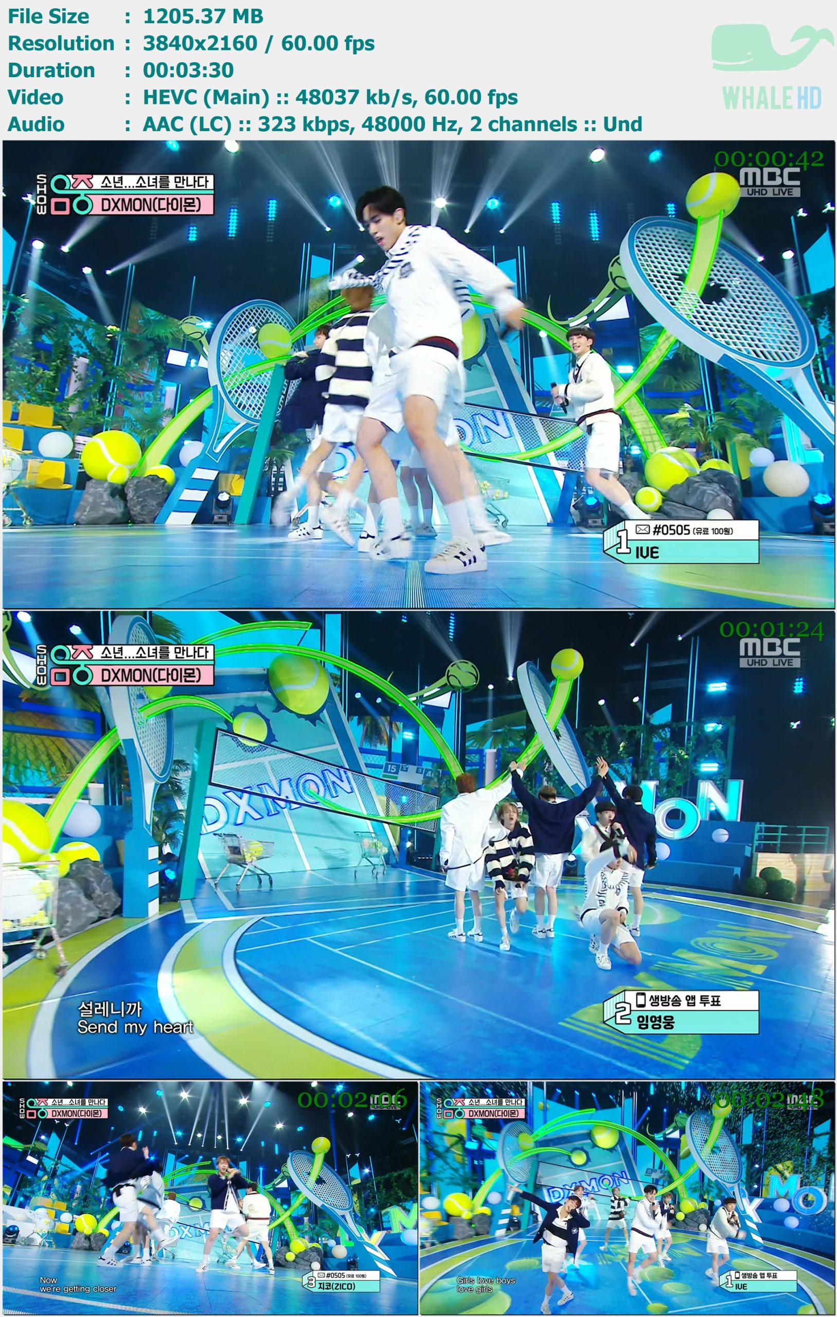 DXMON - Girls, Love Boys (Show Music Core 音乐中心 2024-05-18) HDTV 2160p H265 - 1.18GB