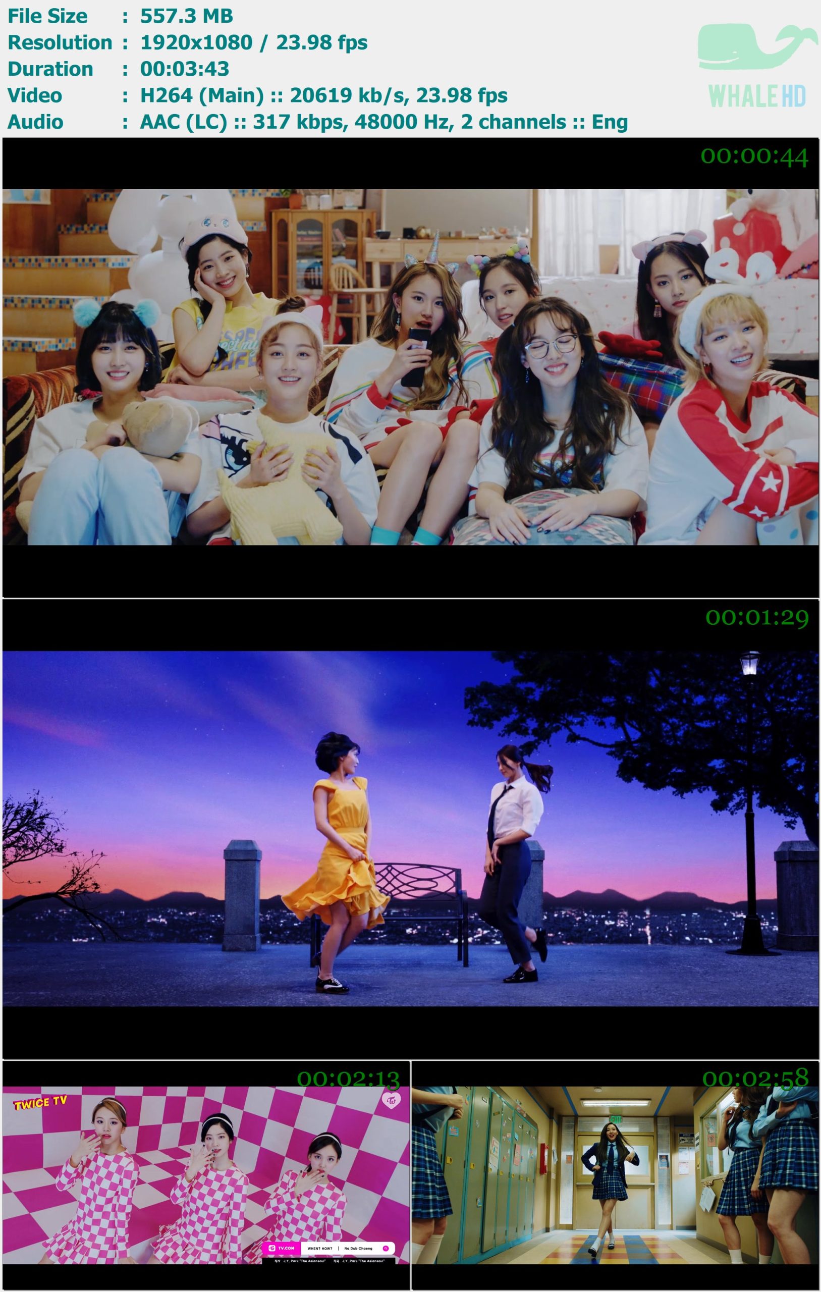 Twice - What is Love 2018 Bugs! 1080p H264 - 557.30MB