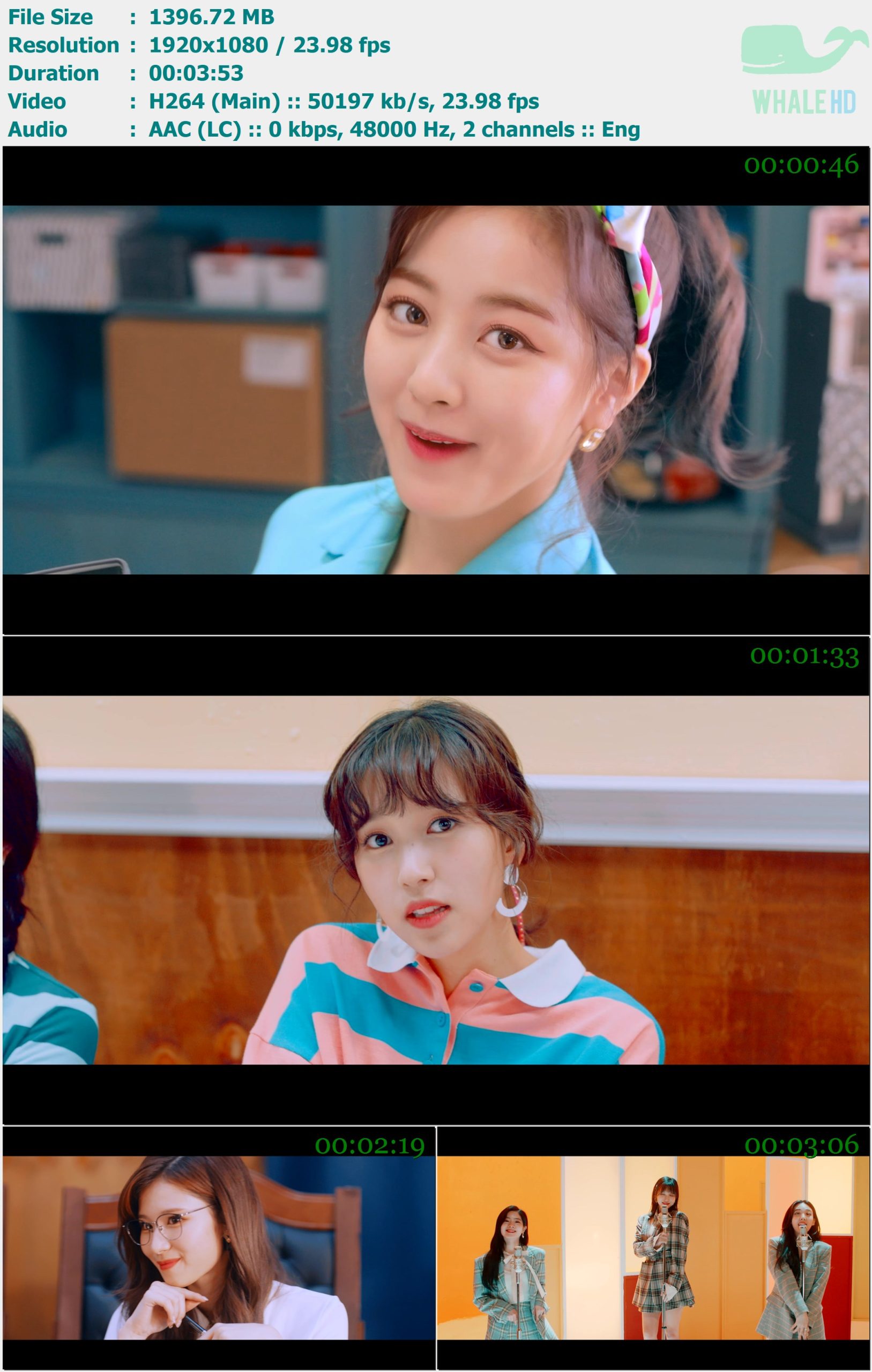 TWICE - I WANT YOU BACK 2018 Bugs! 1080p H264 - 1.36GB