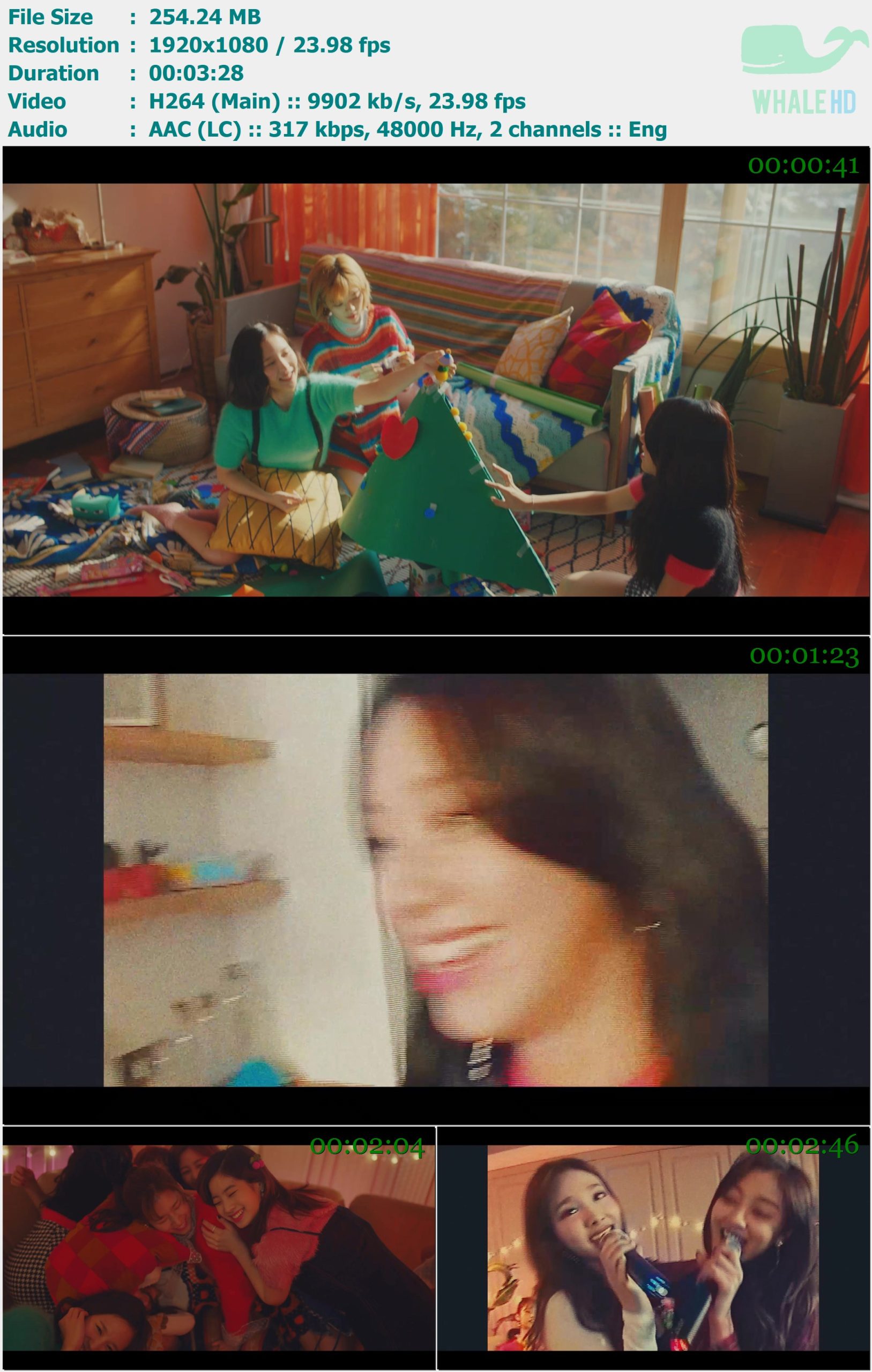 TWICE - Merry & Happy 2017 Bugs! 1080p H264 - 254.24MB