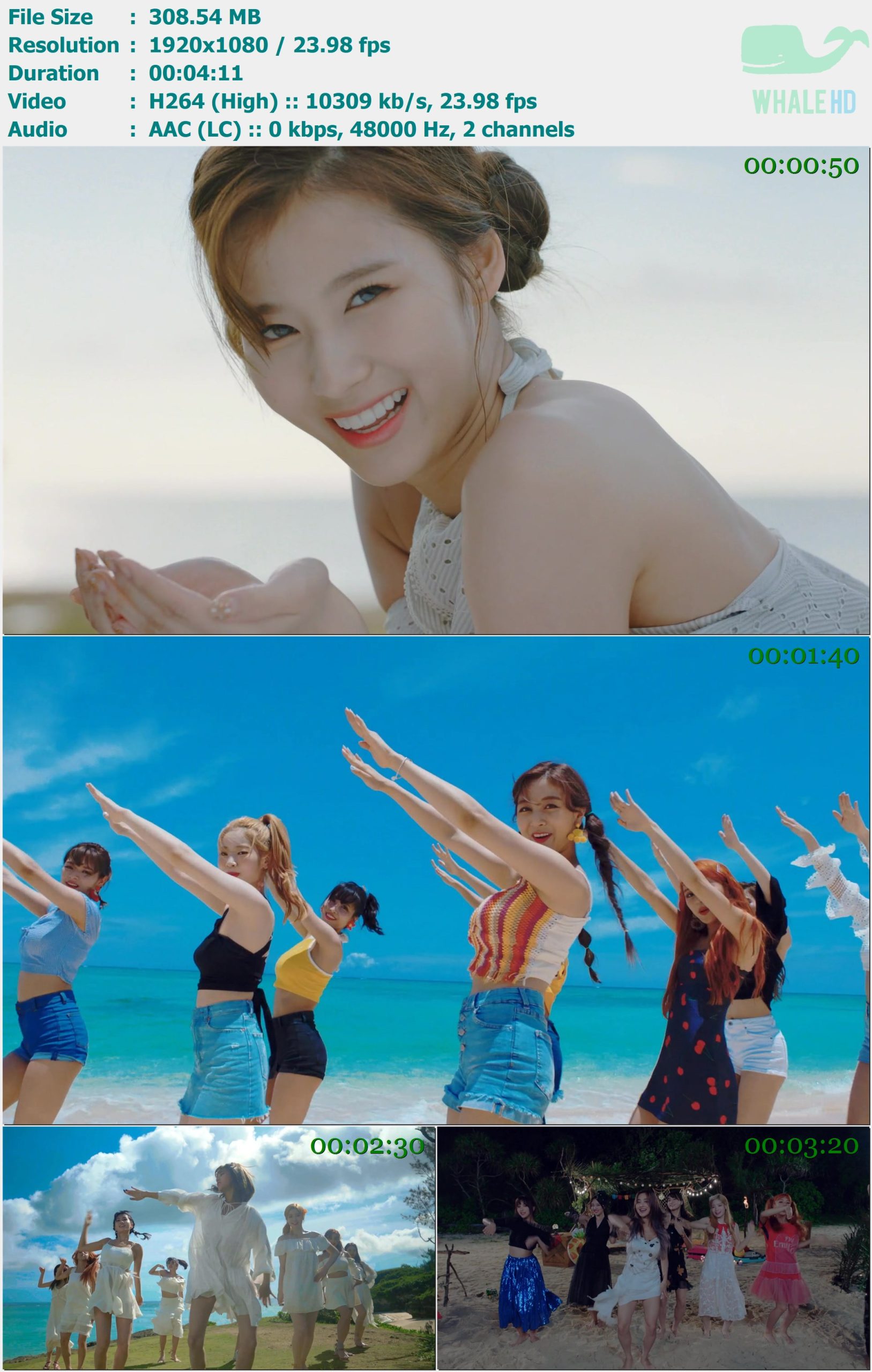 TWICE - Dance the Night Away 2018 AM 1080p H264 - 308.54MB