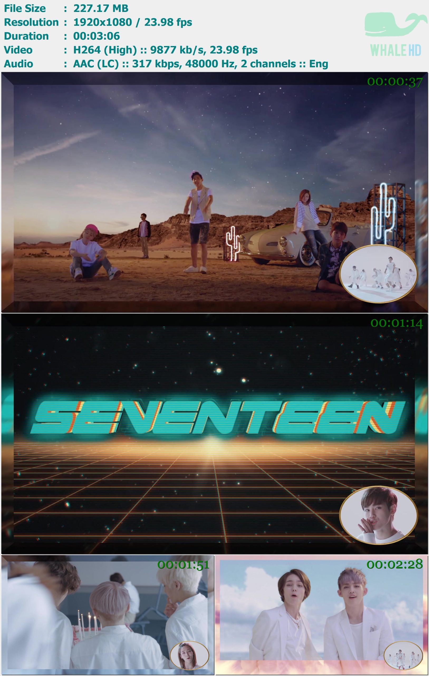 SEVENTEEN (세븐틴) - Adore U 2015 Bugs! 1080p H264 - 227.17MB