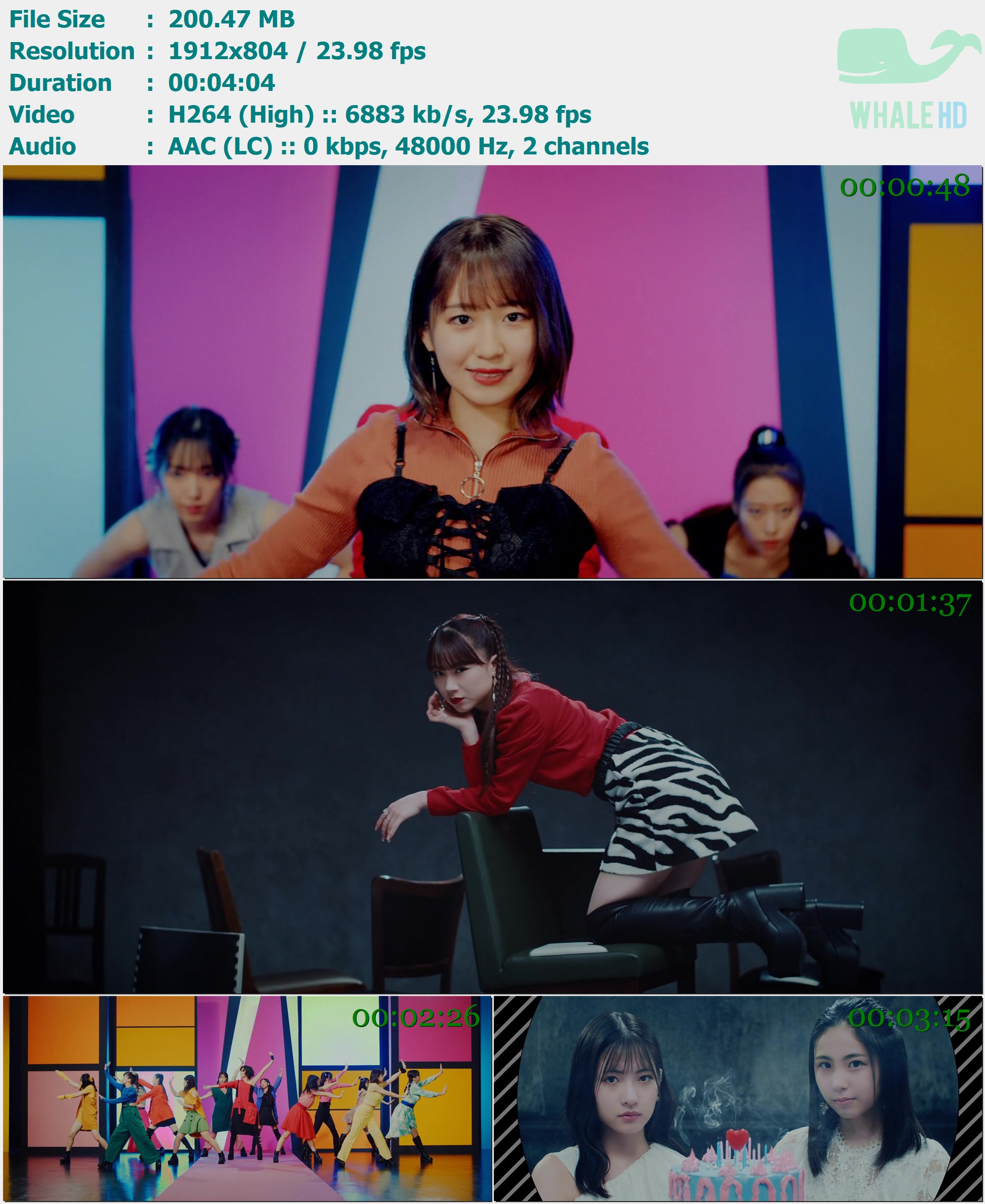 早安少女组 MorningMusume'22 - Happy birthday to Me！ 2022 AM 804p H264 - 200.47MB