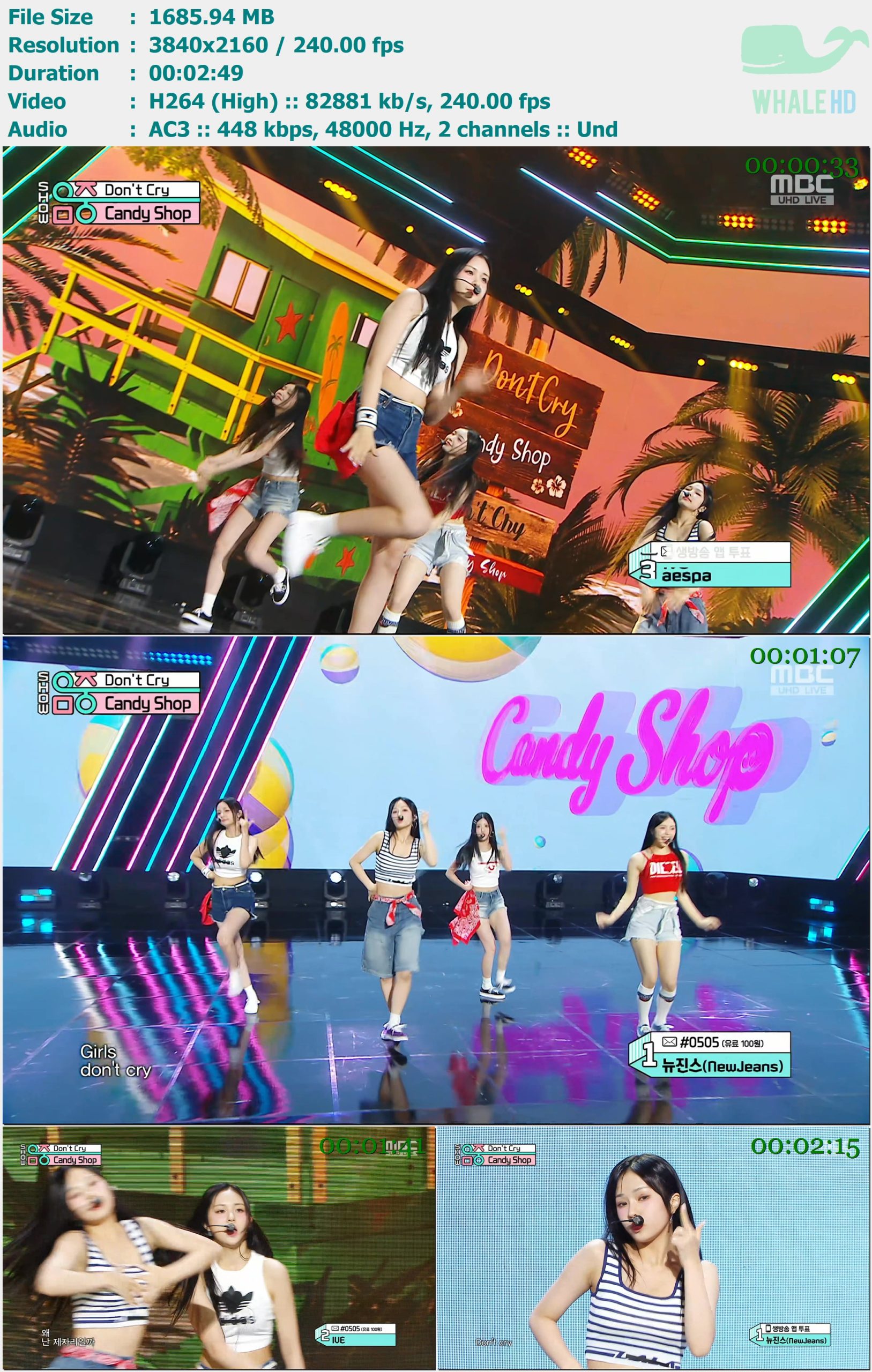 Candy Shop - Don't Cry (Show Music Core 音乐中心 2024-06-15) HDTV 2160p H264 - 1.65GB