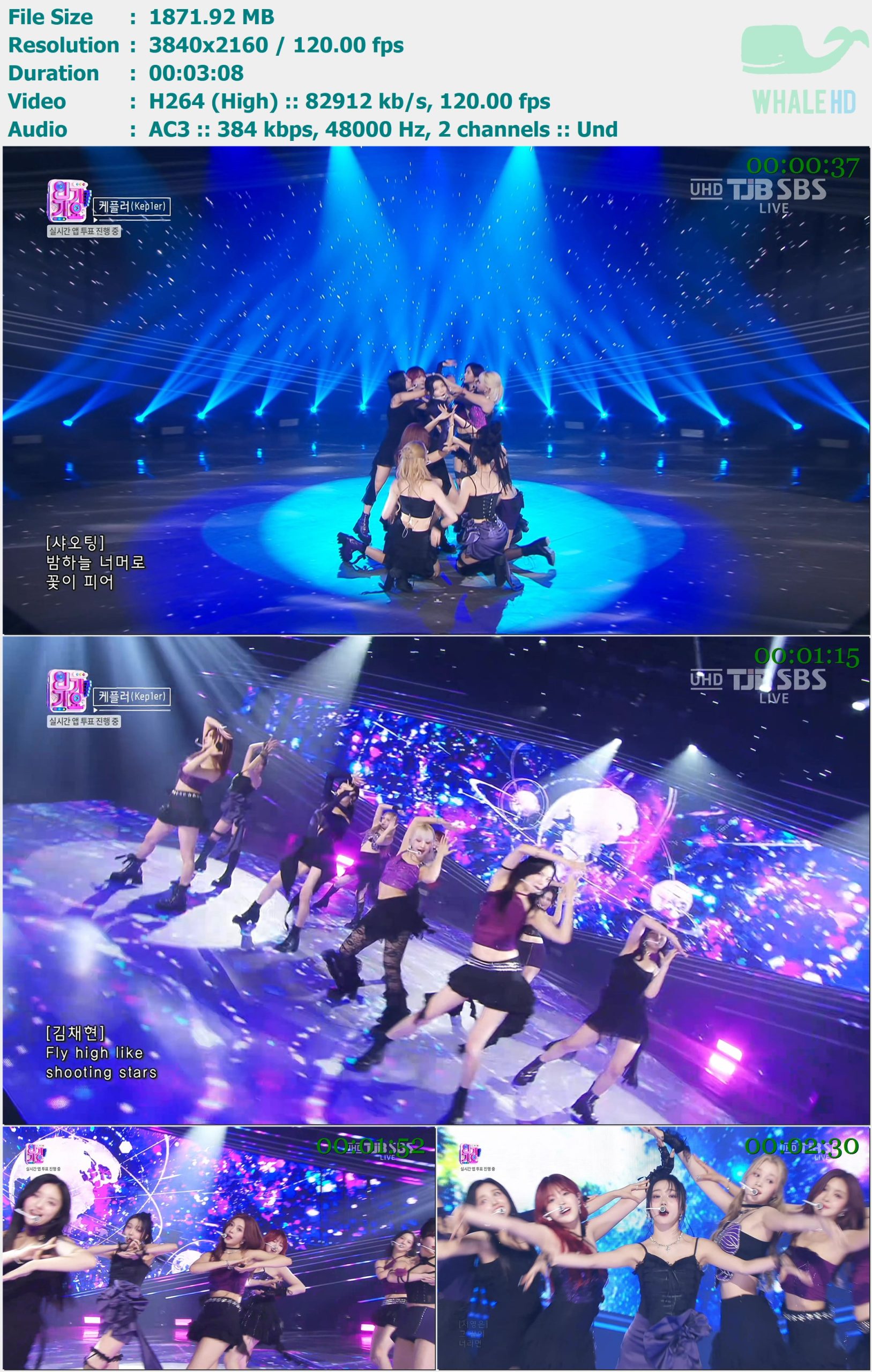 Kep1er - Shooting Star (𝐈𝐧𝐤𝐢𝐠𝐚𝐲𝐨 人气歌谣 2024-06-16) HDTV 2160p H264 - 1.83GB