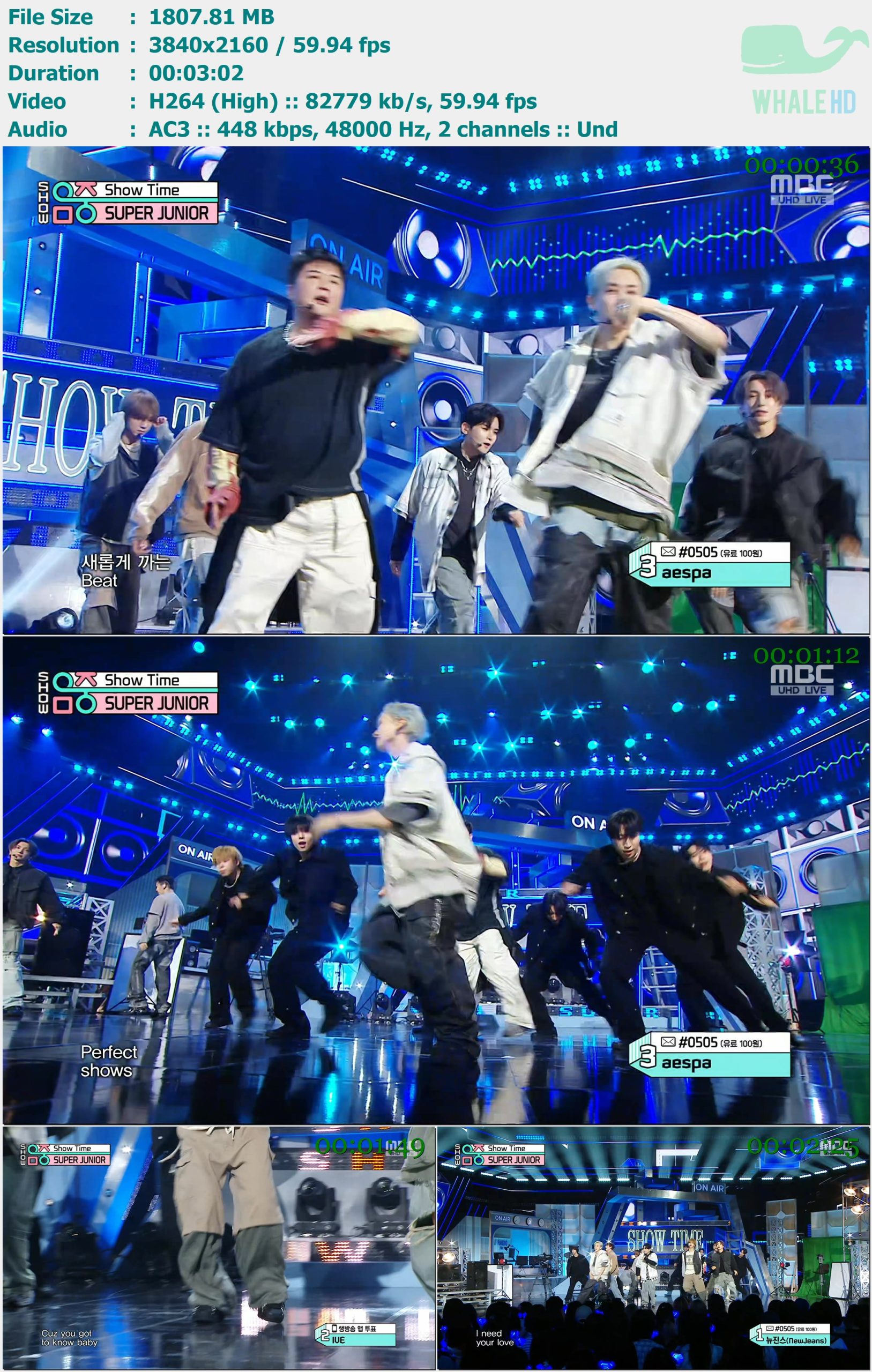 SUPER JUNIOR - Show Time (Show Music Core 音乐中心 2024-06-15) HDTV 2160p H264 - 1.77GB