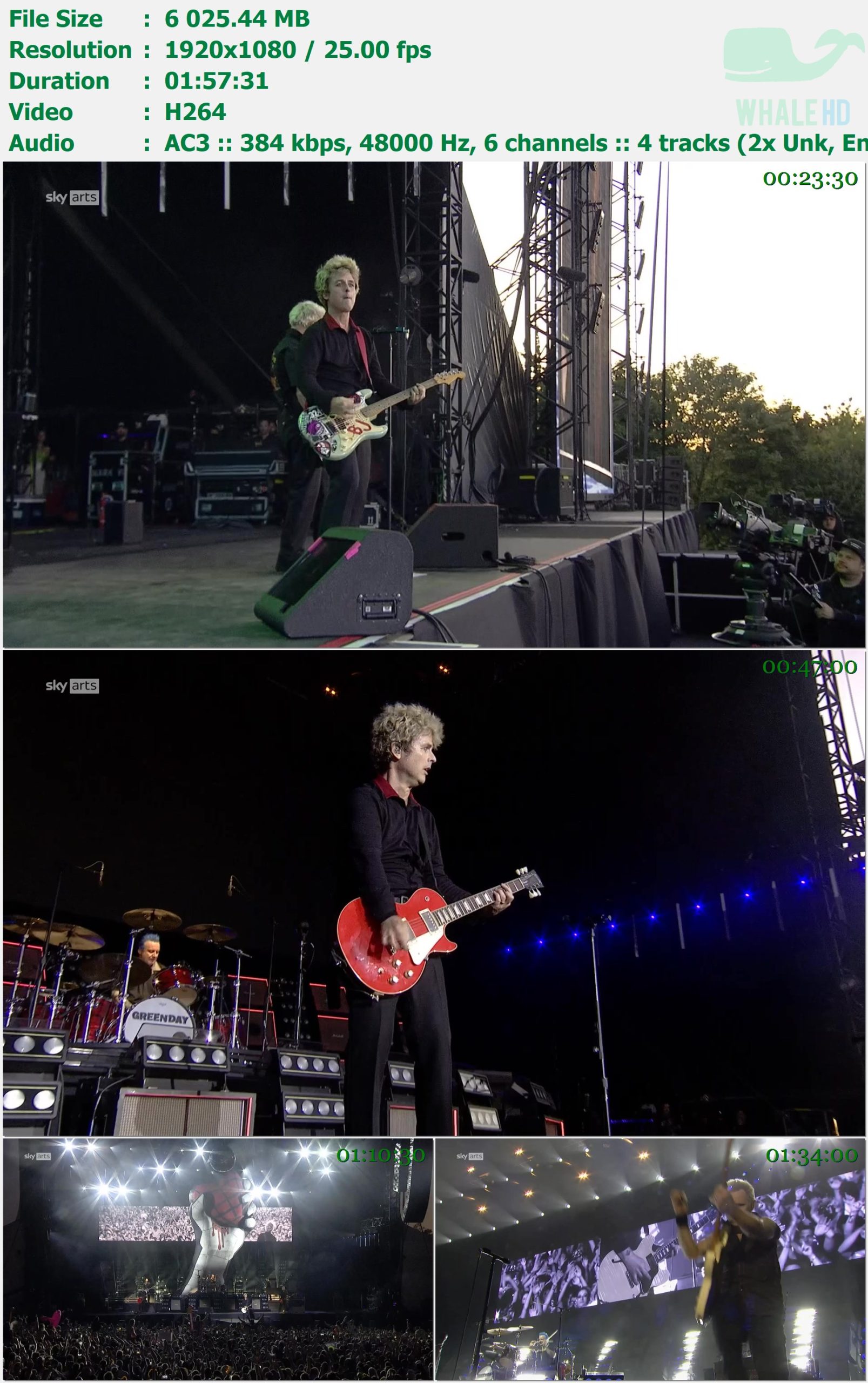 Green Day - Live @ Isle Of Wight 2024 FEED 1080i H264 - 16.95GB+5.88GB