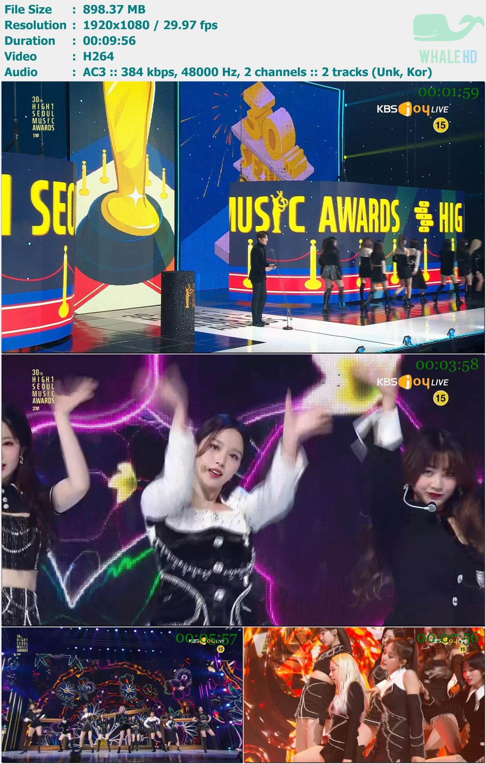 TWICE - Award + MORE & MORE + I CAN'T STOP ME (Seoul Music Awards 2021.01.31) HDTV 1080i H264 - 898.37MB