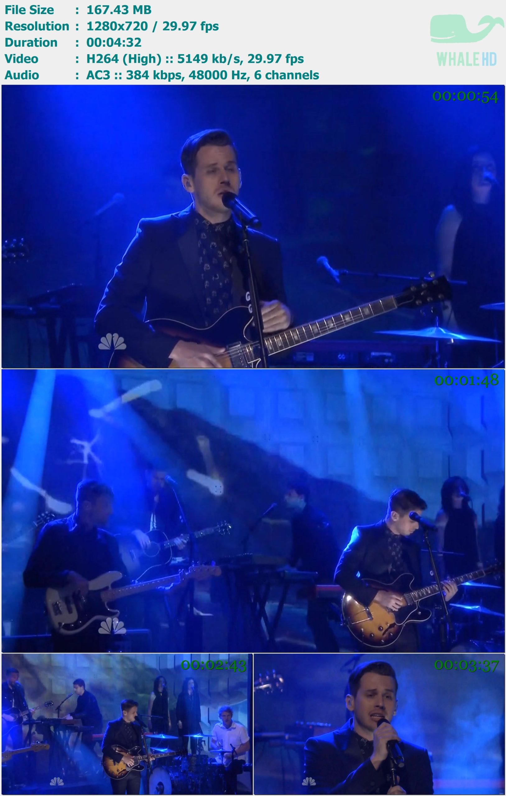 Foster The People - Coming Of Age (𝐉𝐢𝐦𝐦𝐲 𝐅𝐚𝐥𝐥𝐨𝐧 2014.03.18) HDTVRip 720p X264 - 167.43MB