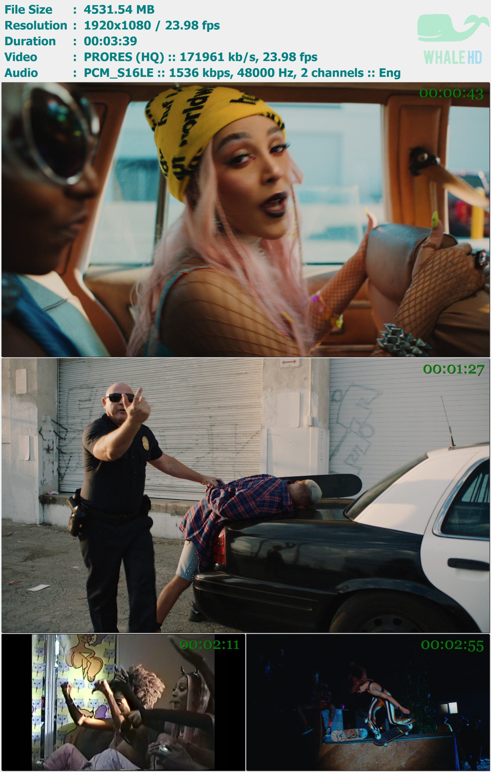 Doja Cat - Bottom Bi*ch 2019 Master 1080p ProRes - 4.43GB