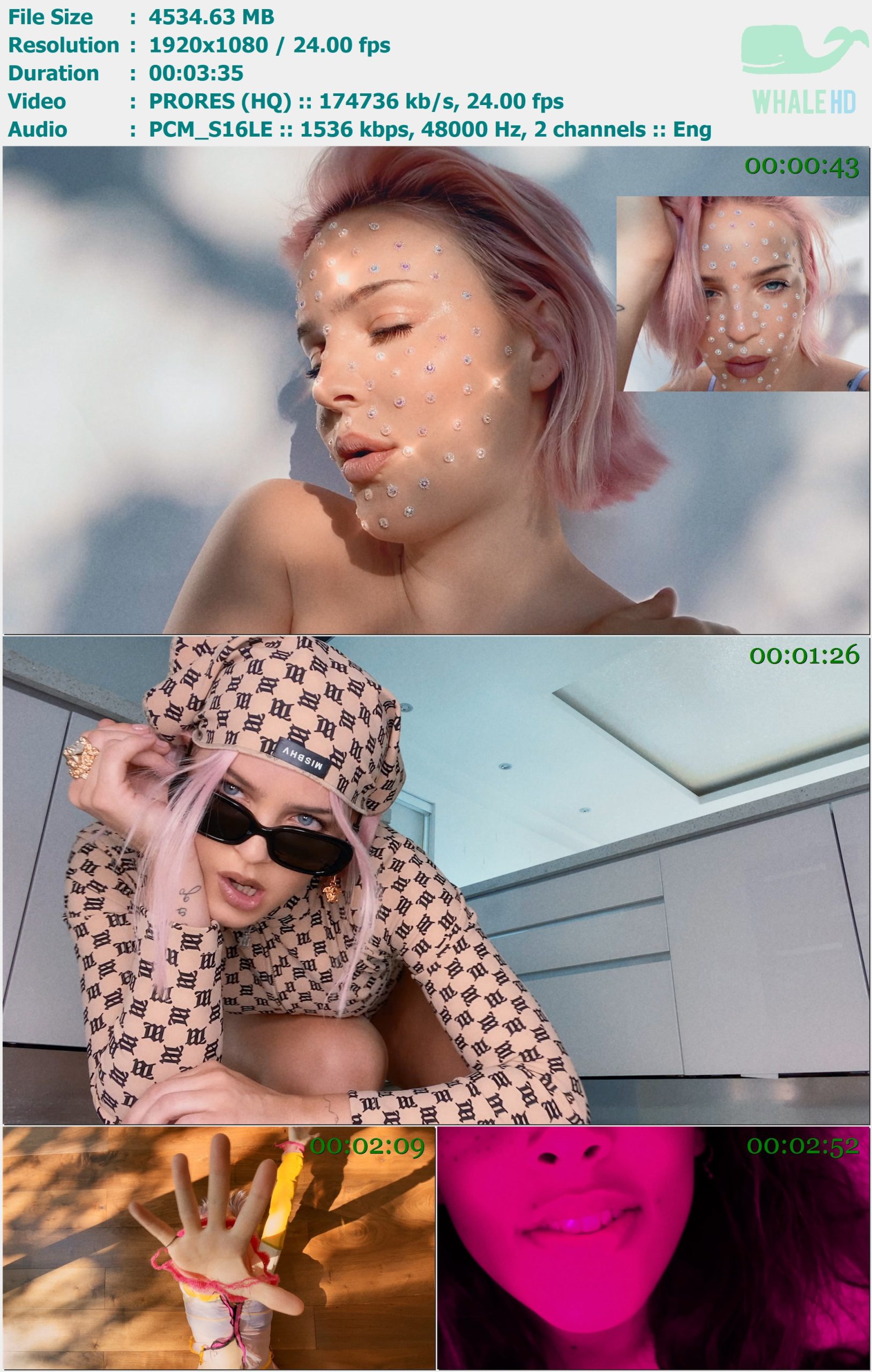 Anne-Marie feat. Doja Cat - To Be Young 2020 Master 1080p ProRes - 4.43GB