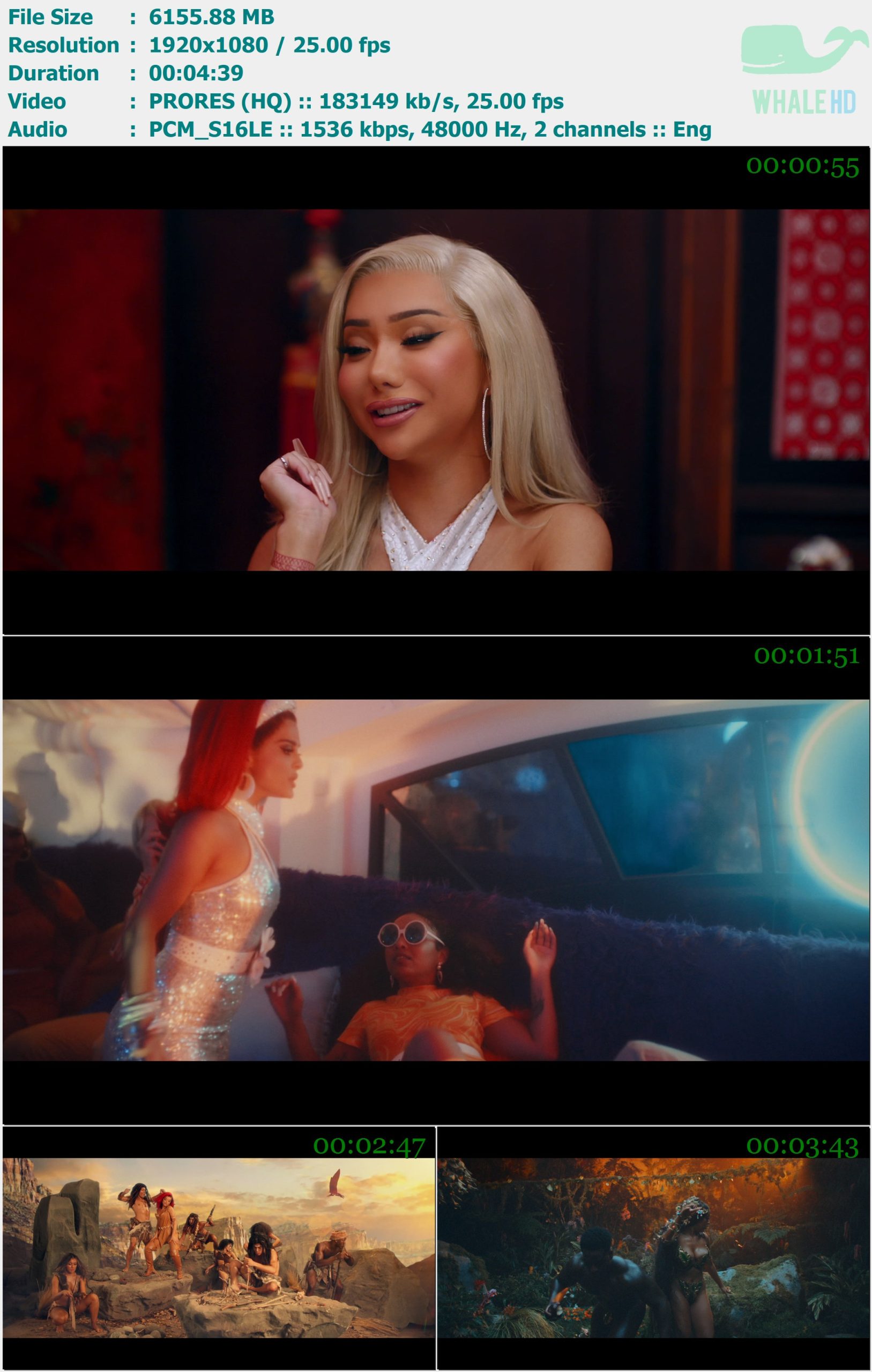 Bebe Rexha, Doja Cat - Baby I'm Jelaous 2020 Master 1080p ProRes - 6.01GB