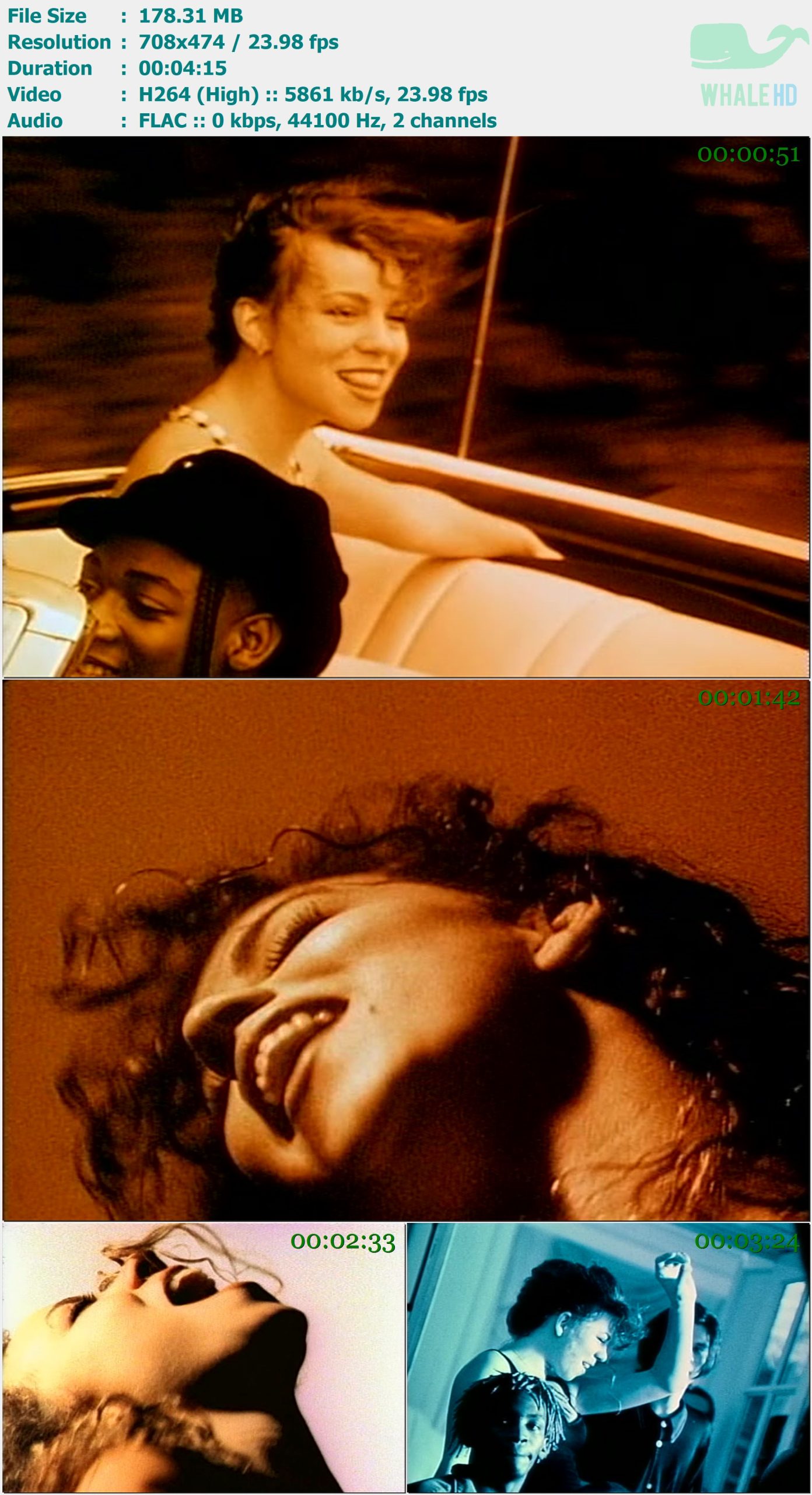 Mariah Carey - Emotions 1991 DVDRip 474p H264 - 178.31MB