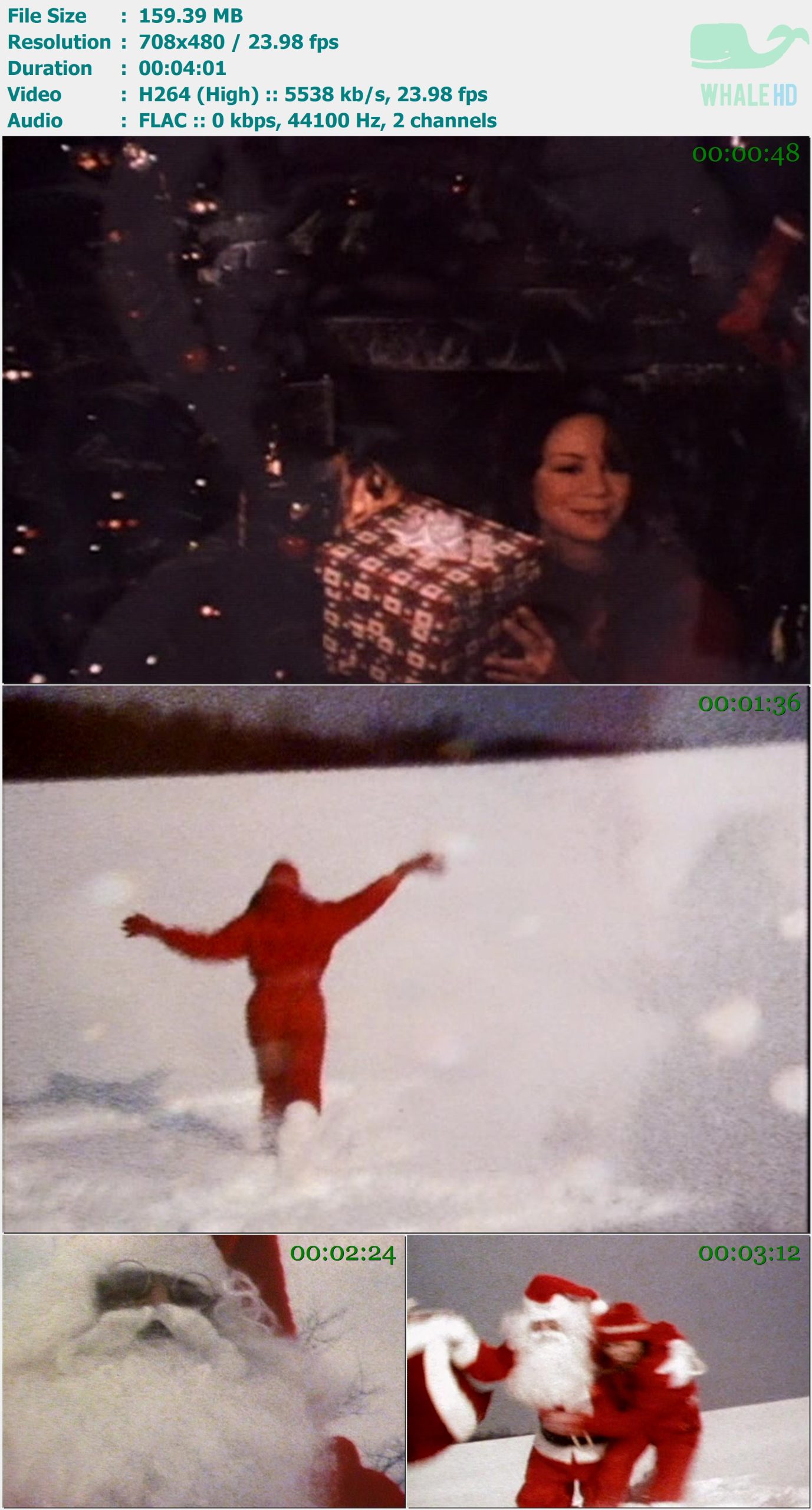 Mariah Carey - All I Want For Christmas Is You 1994 DVDRip 480p X264 - 159.39MB