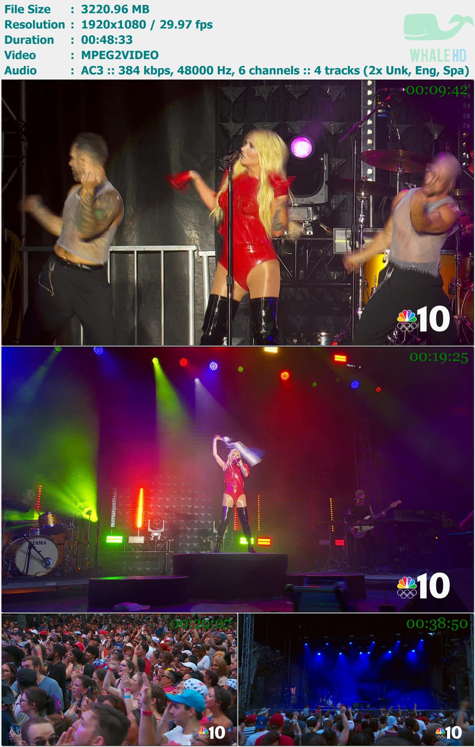 Kesha - Live @ 4th of July Concert 2024 HDTV 1080i MPEG2 - 1.68GB