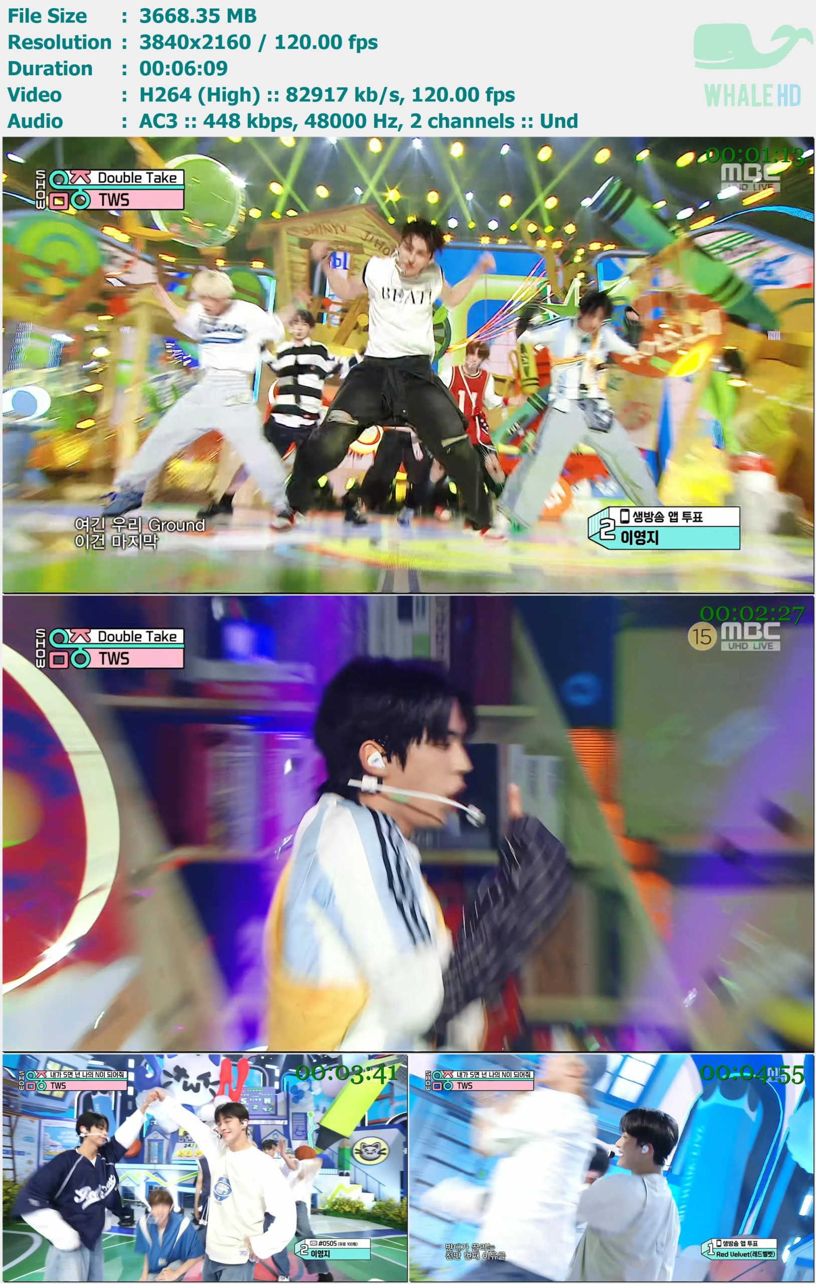 TWS - Double Take + If I'm S, Can You Be My N (Show Music Core 音乐中心 2024-07-06) HDTV 2160p H264 - 3.58GB