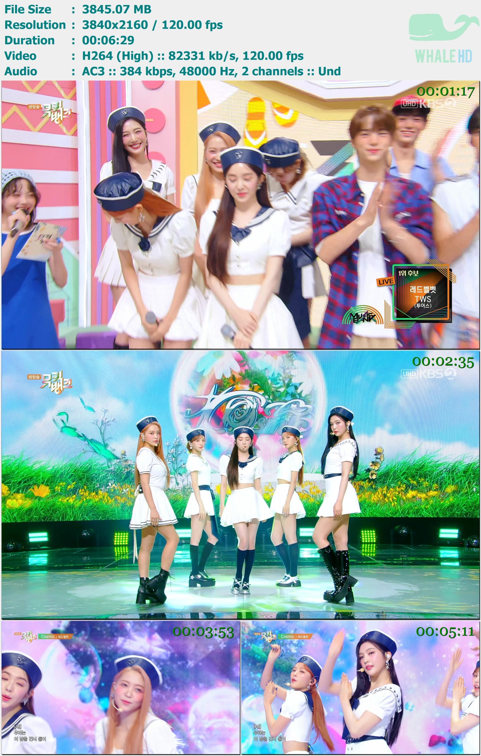 Red Velvet - Cosmic + Talk (Music Bank 音乐银行 2024-07-05) HDTV 2160p H264 - 3.75GB