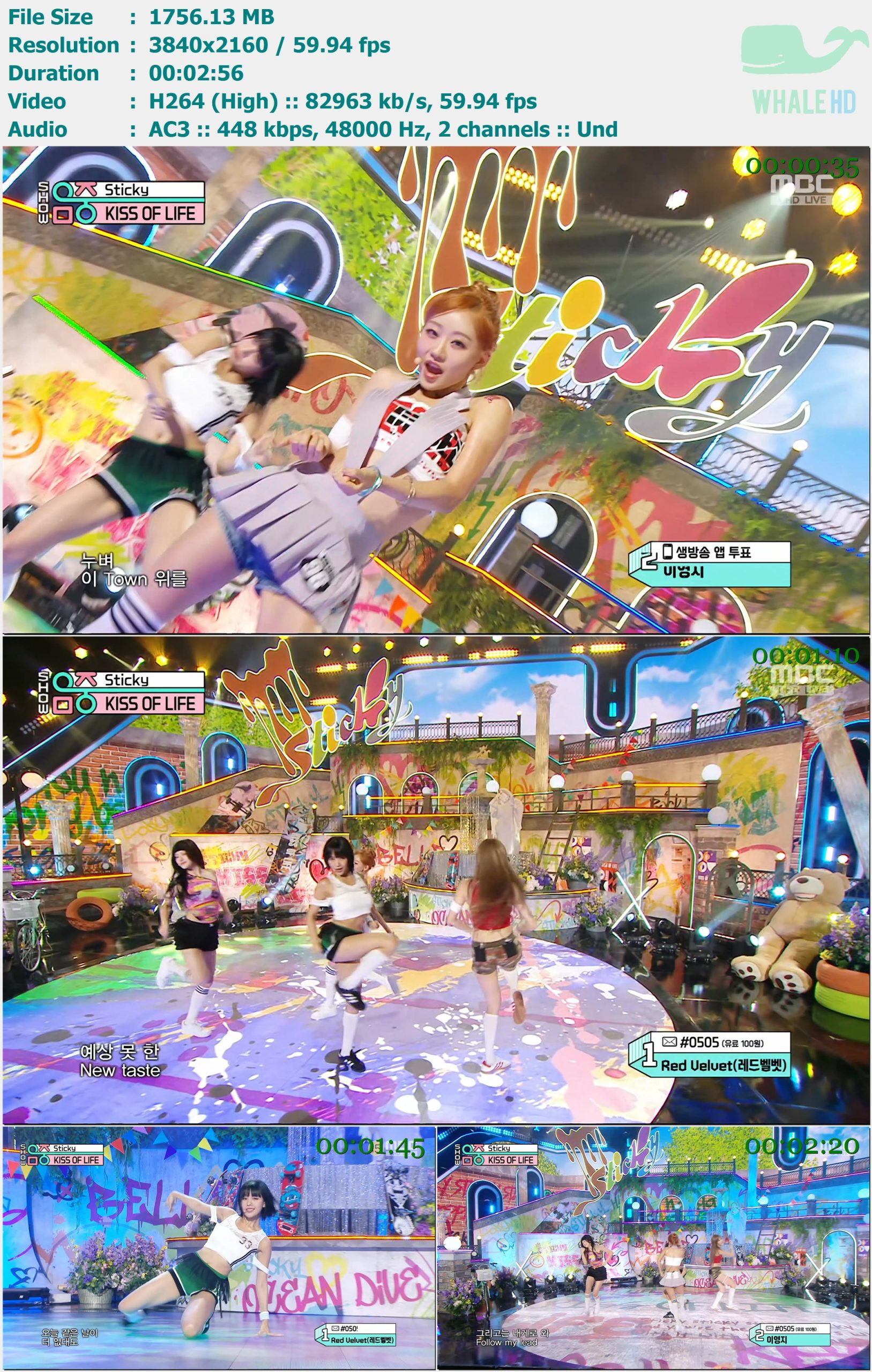 KISS OF LIFE - Sticky (Show Music Core 音乐中心 2024-07-06) HDTV 2160p H264 - 1.71GB