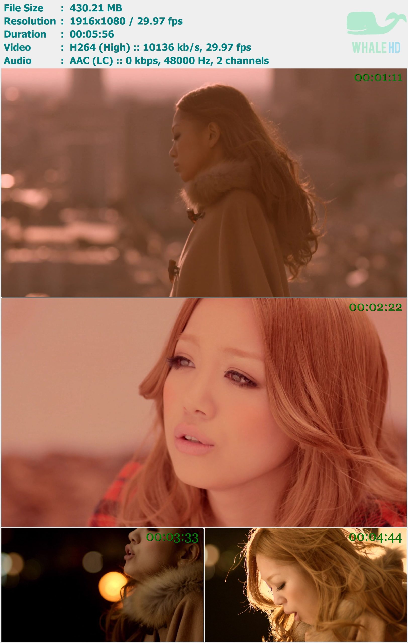 西野加奈 (Nishino Kana) - Tatoe Donnani 2011 AM 1080p H264 - 430.21MB