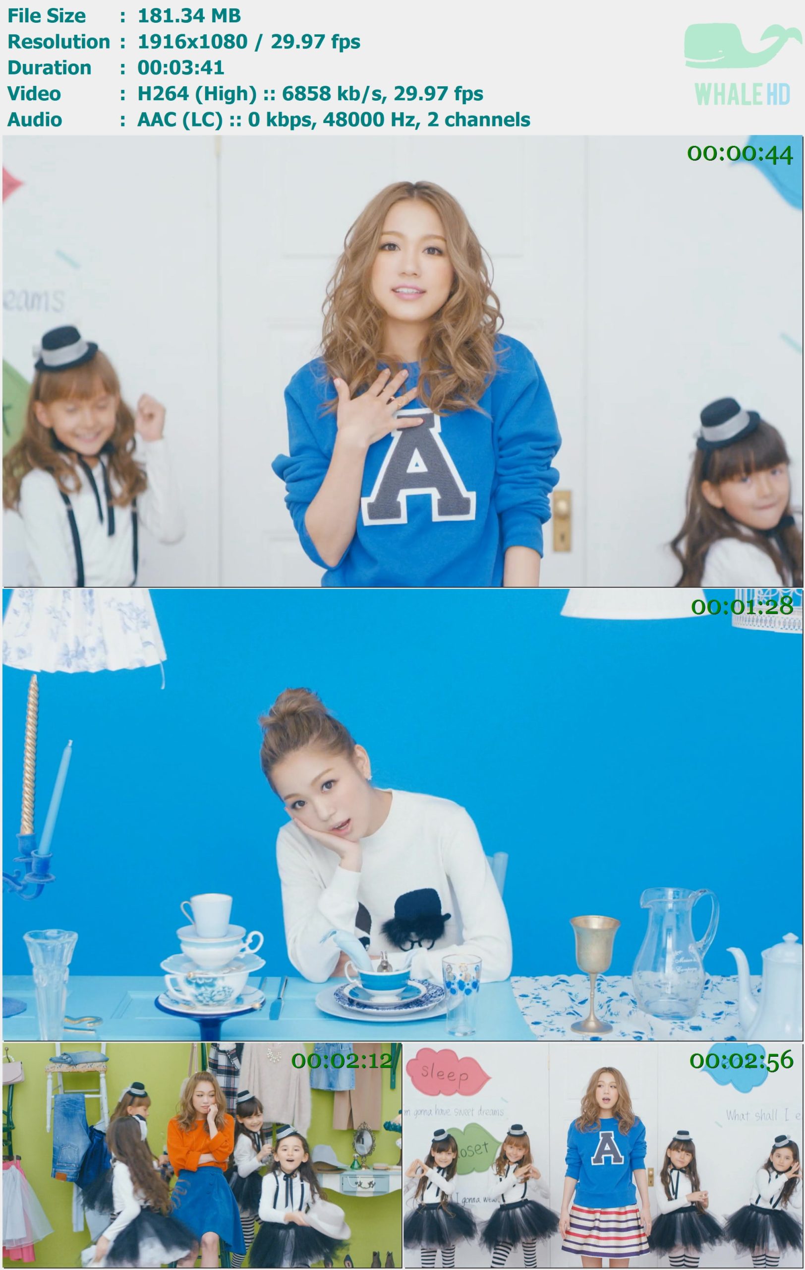 西野加奈 (Nishino Kana) - Agata No Uta 2015 AM 1080p H264 - 181.34MB