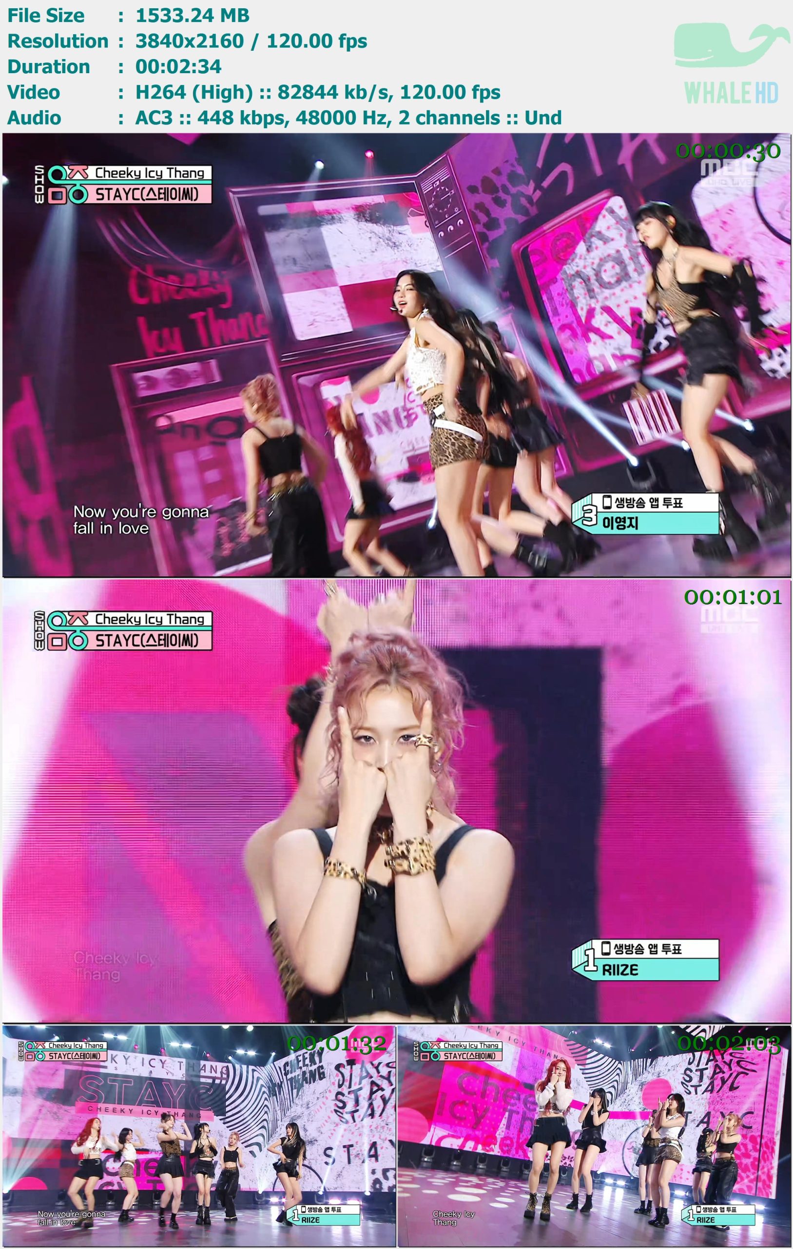 STAYC - Cheeky Icy Thang (Show Music Core 音乐中心 2024-07-13) HDTV 2160p H264 - 1.50GB