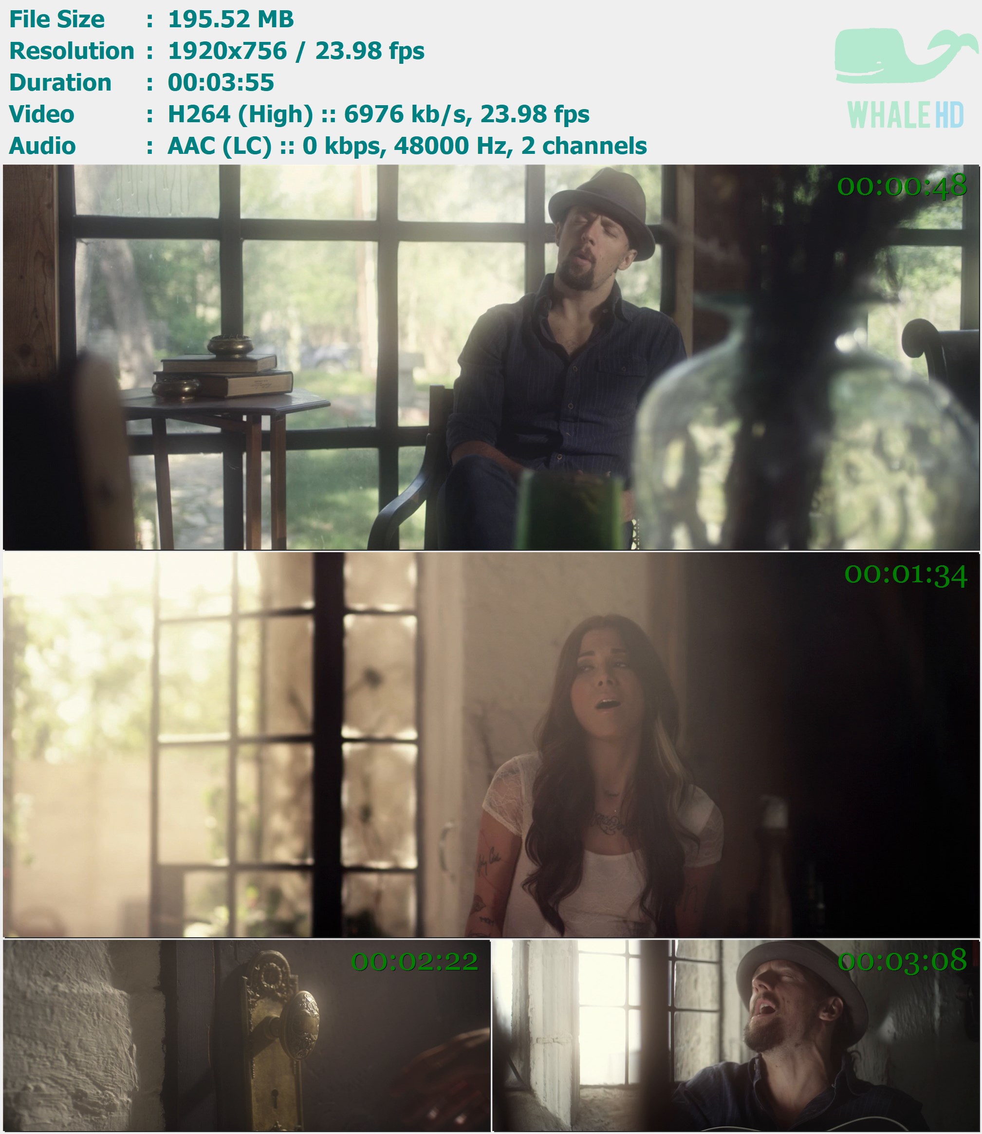 Christina Perri feat. Jason Mraz - Distance 2012 AM 1080p H264 - 195.52MB