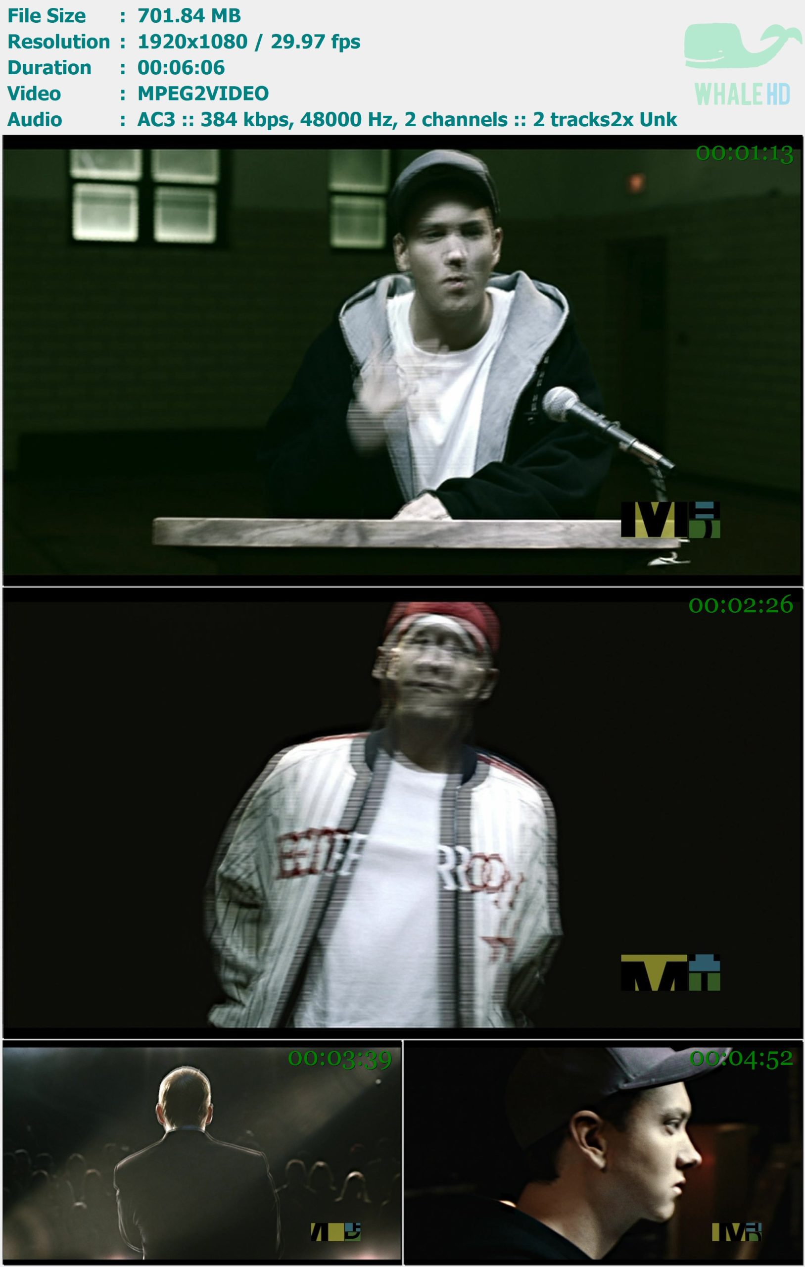 Eminem - When I'm Gone 2005 HDTV 1080i MPEG2 - 701.84MB