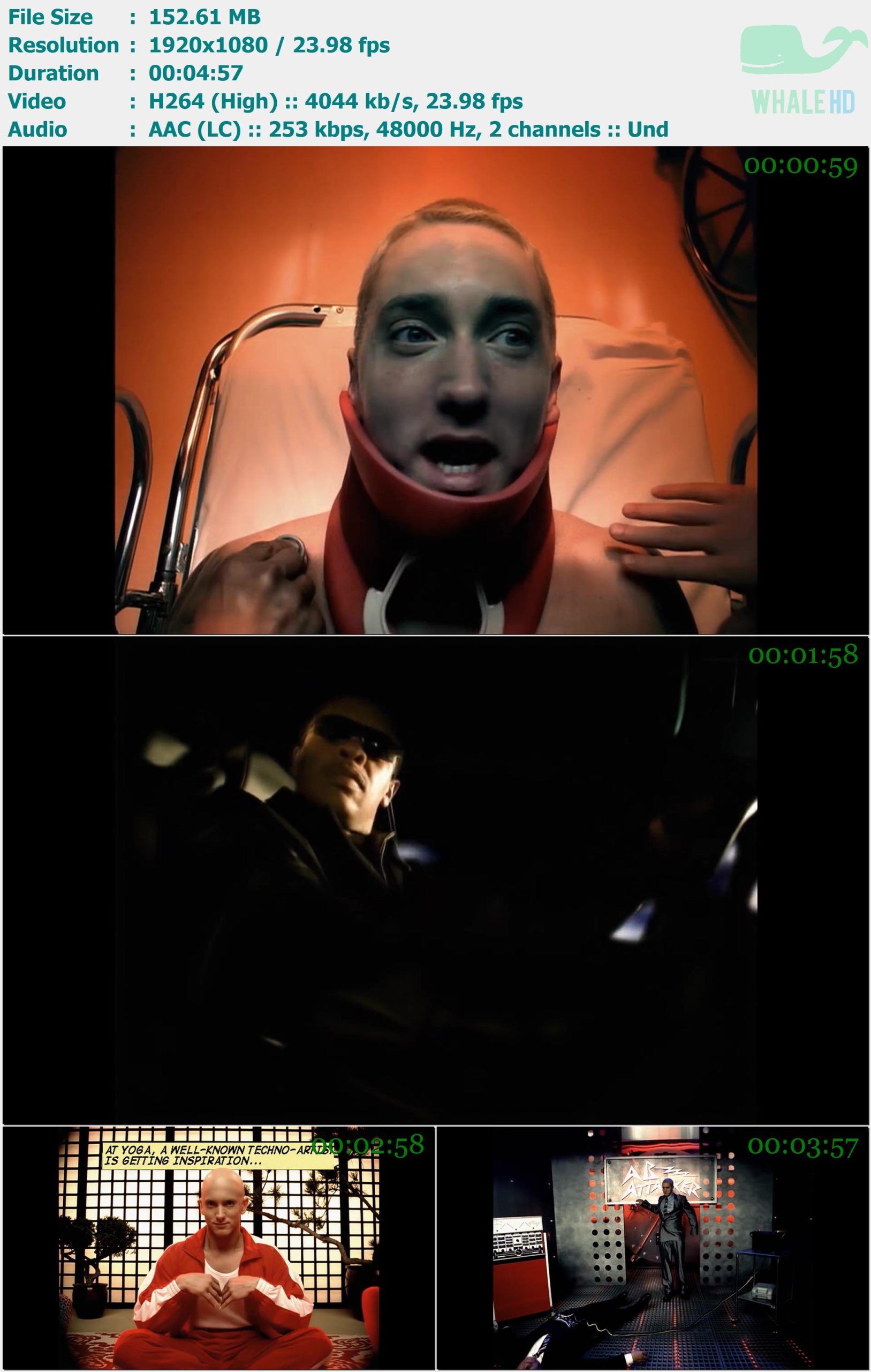 Eminem feat. Dr Dre - Without Me 2002 WEB-DL 1080p H264 - 152.61MB